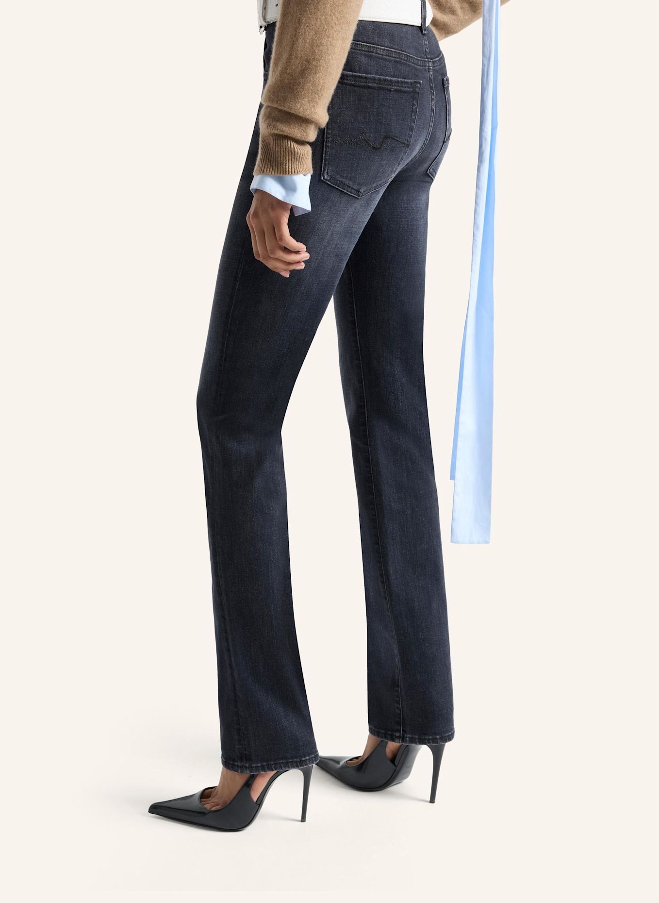 7 for all mankind Jeans THE SLIM Slim fit: SCHWARZ
