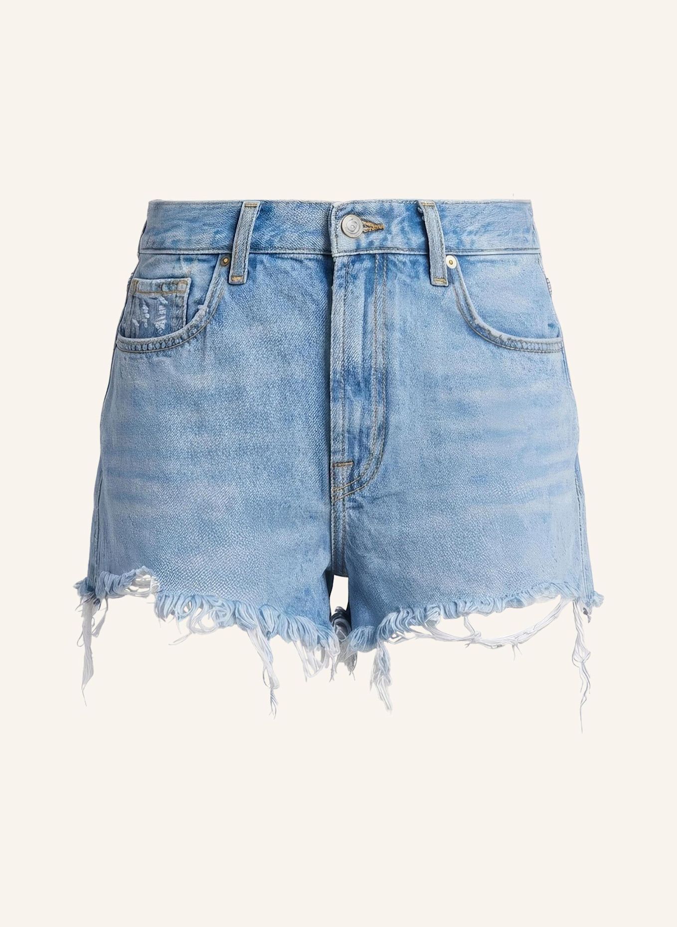 7 for all mankind Short JUNE SHORTS Short fit: BLAUW