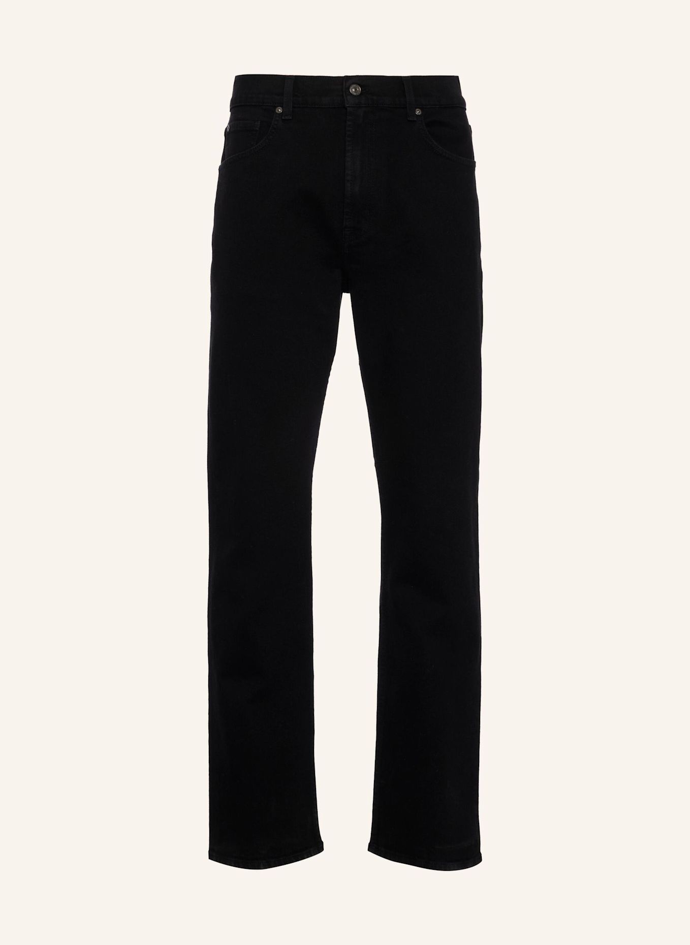 7 for all mankind Broek EASY STRAIGHT Straight fit: ZWART