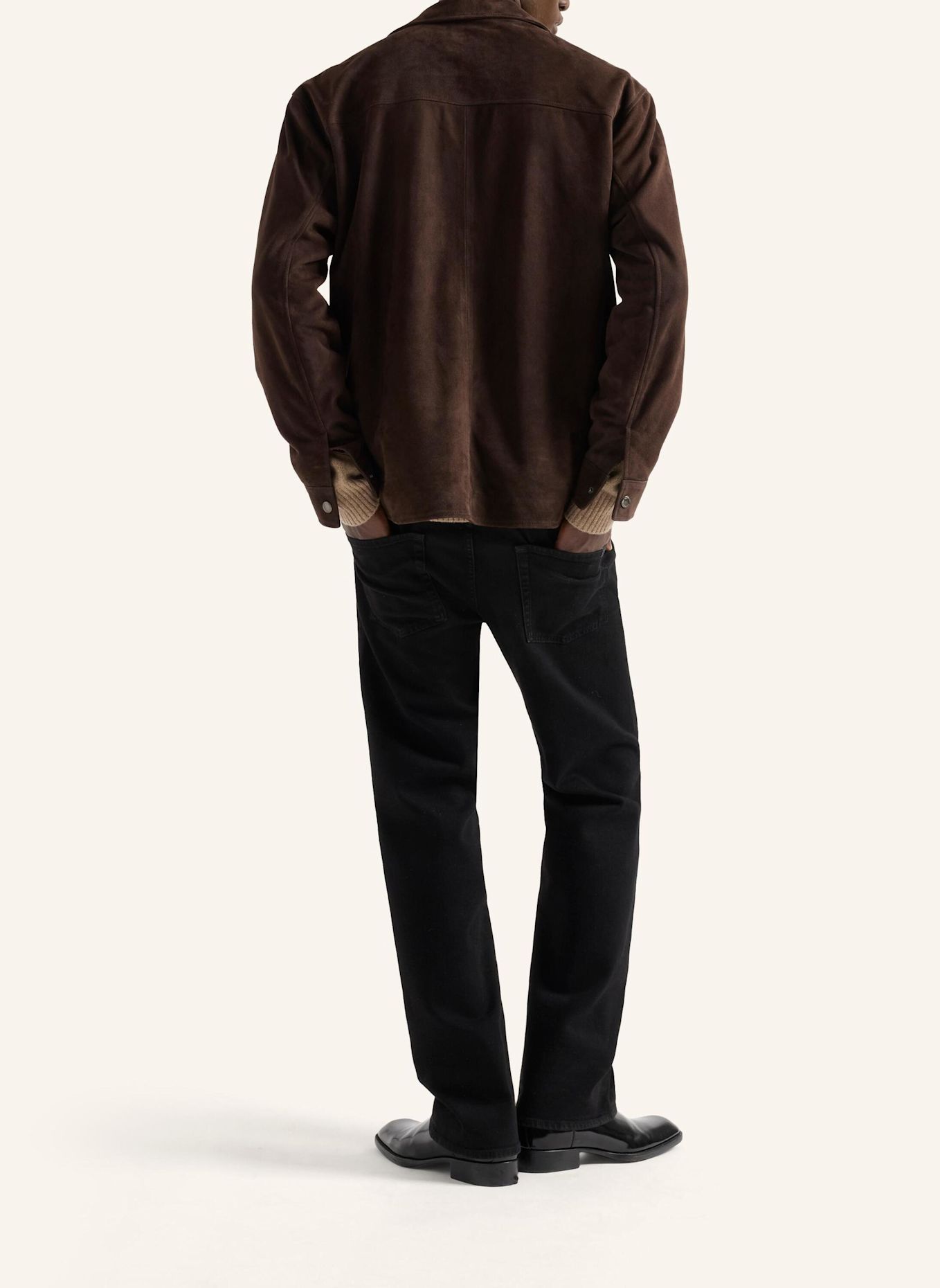 7 for all mankind Broek EASY STRAIGHT Straight fit: ZWART