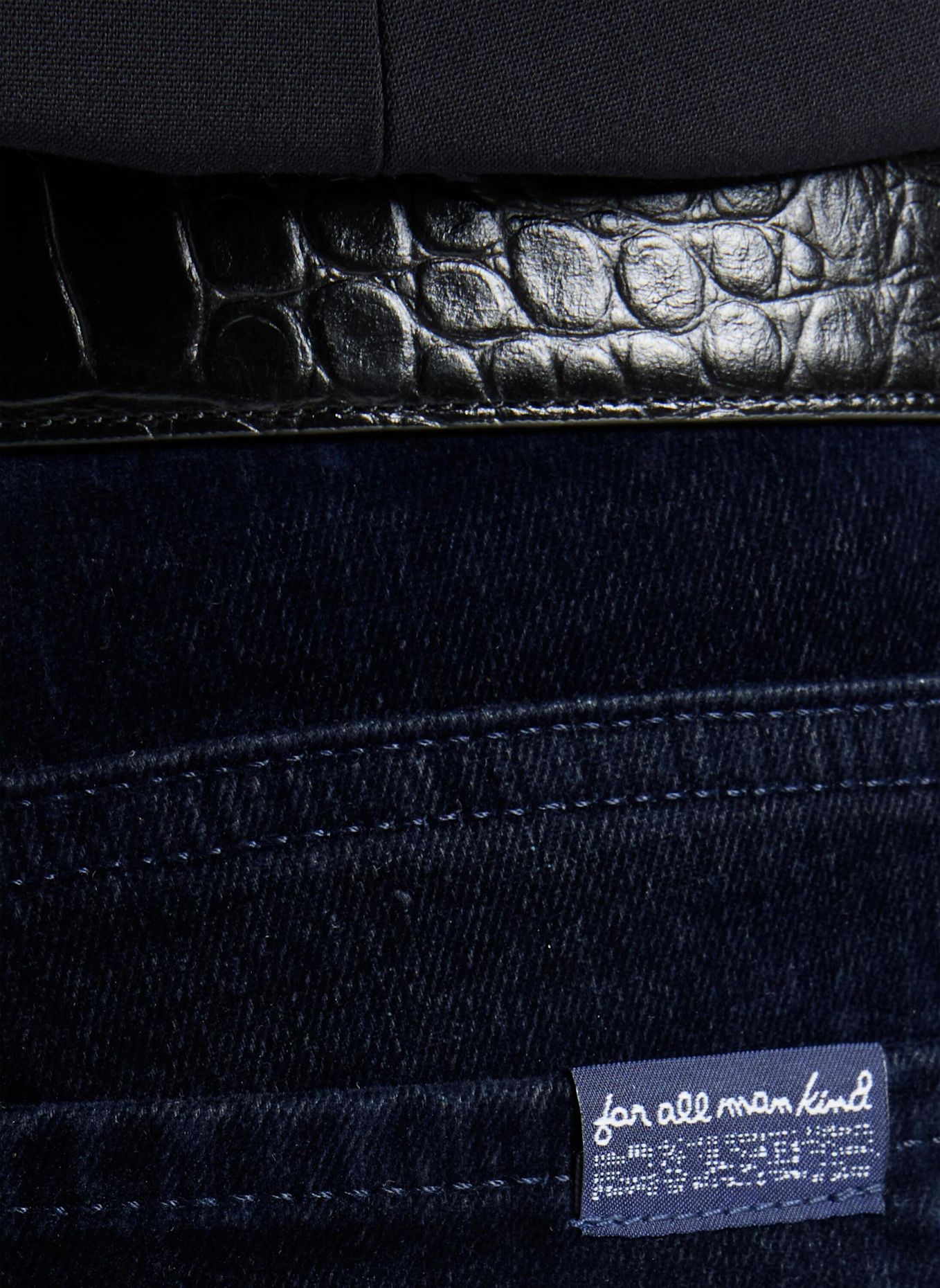 7 for all mankind Pants LOW STRAIGHT Straight fit: BLAU