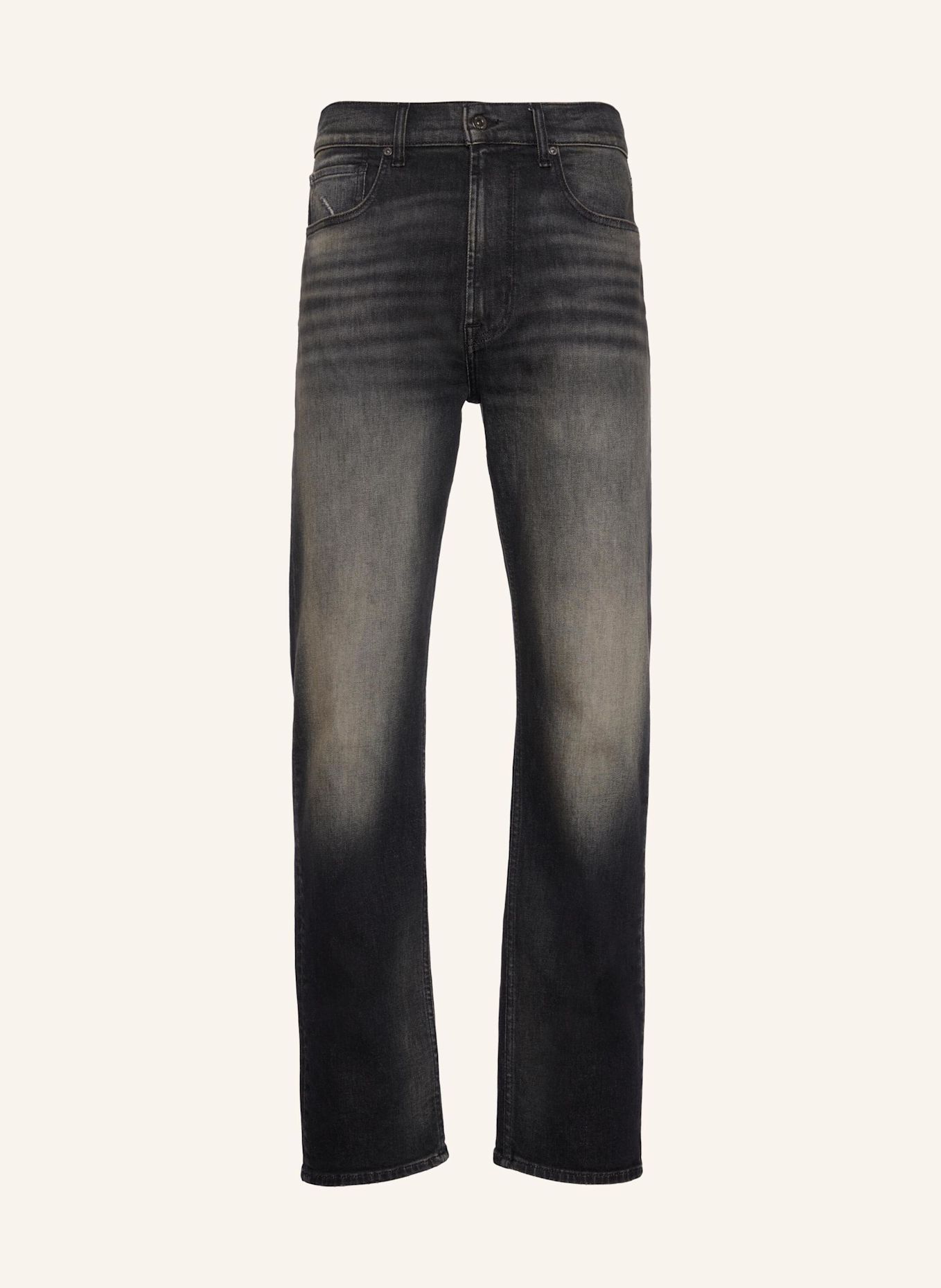 7 for all mankind Broek EASY STRAIGHT Straight fit: ZWART