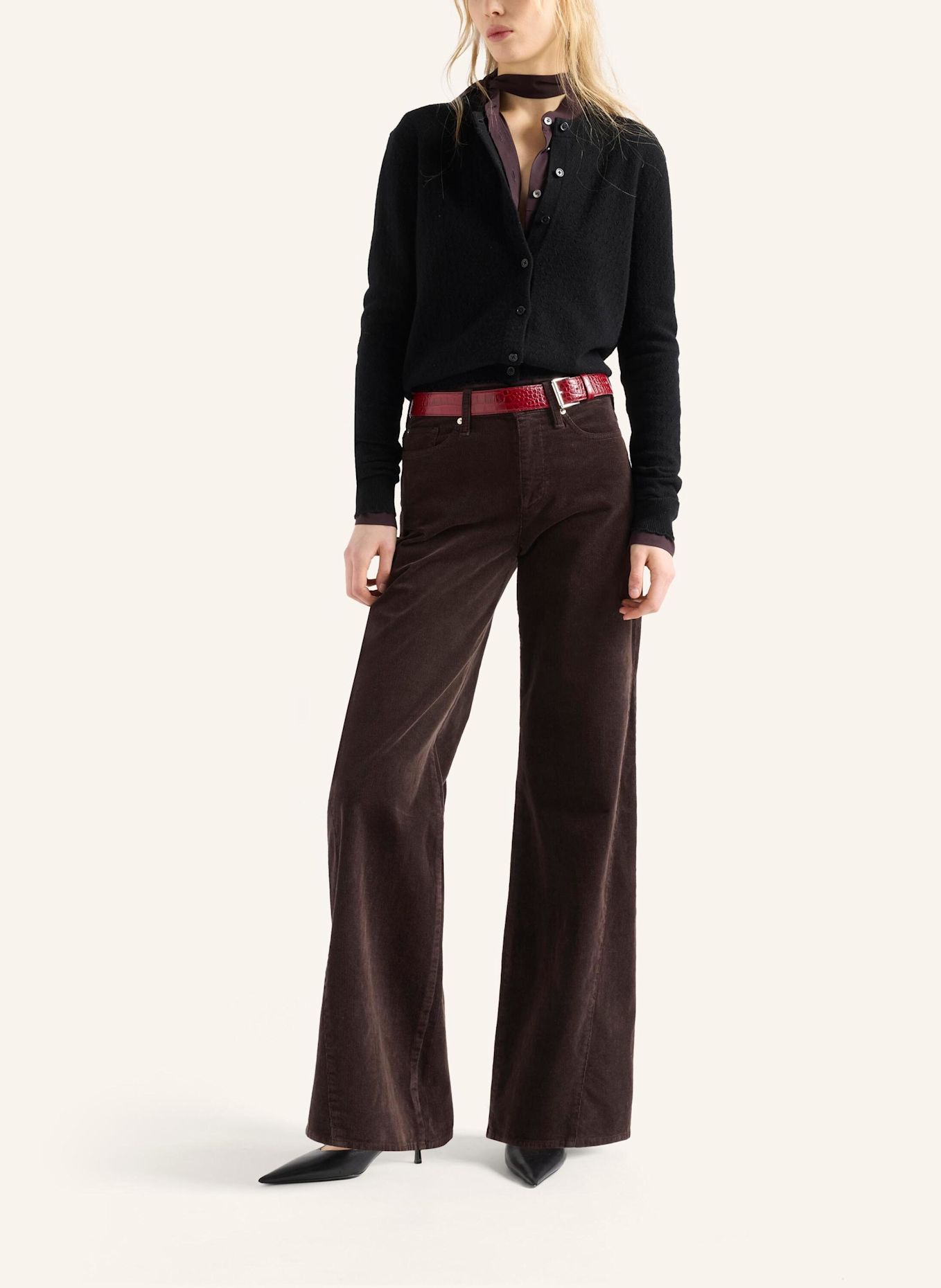 7 for all mankind Pants LOTTA Wide fit: BRAUN