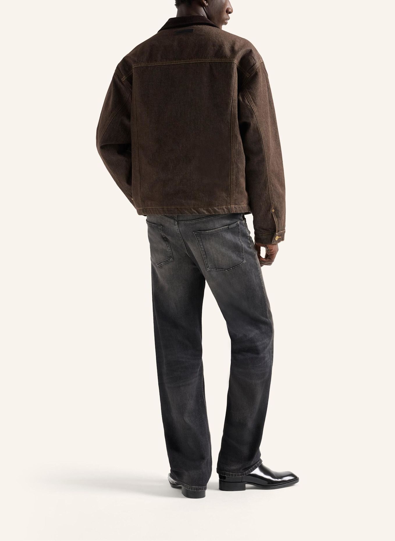 7 for all mankind Broek EASY STRAIGHT Straight fit: ZWART
