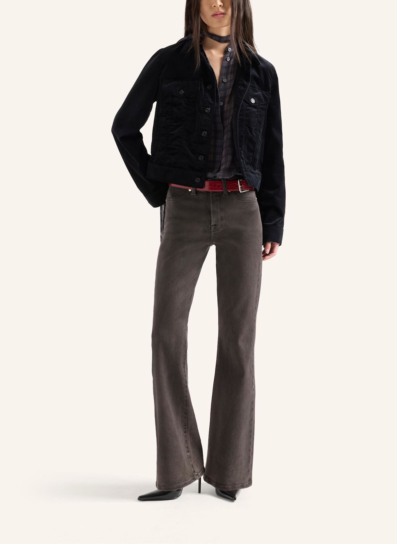 7 for all mankind Broeken THE LEGGY BOOTCUT Bootcut-pasvorm: BRUIN