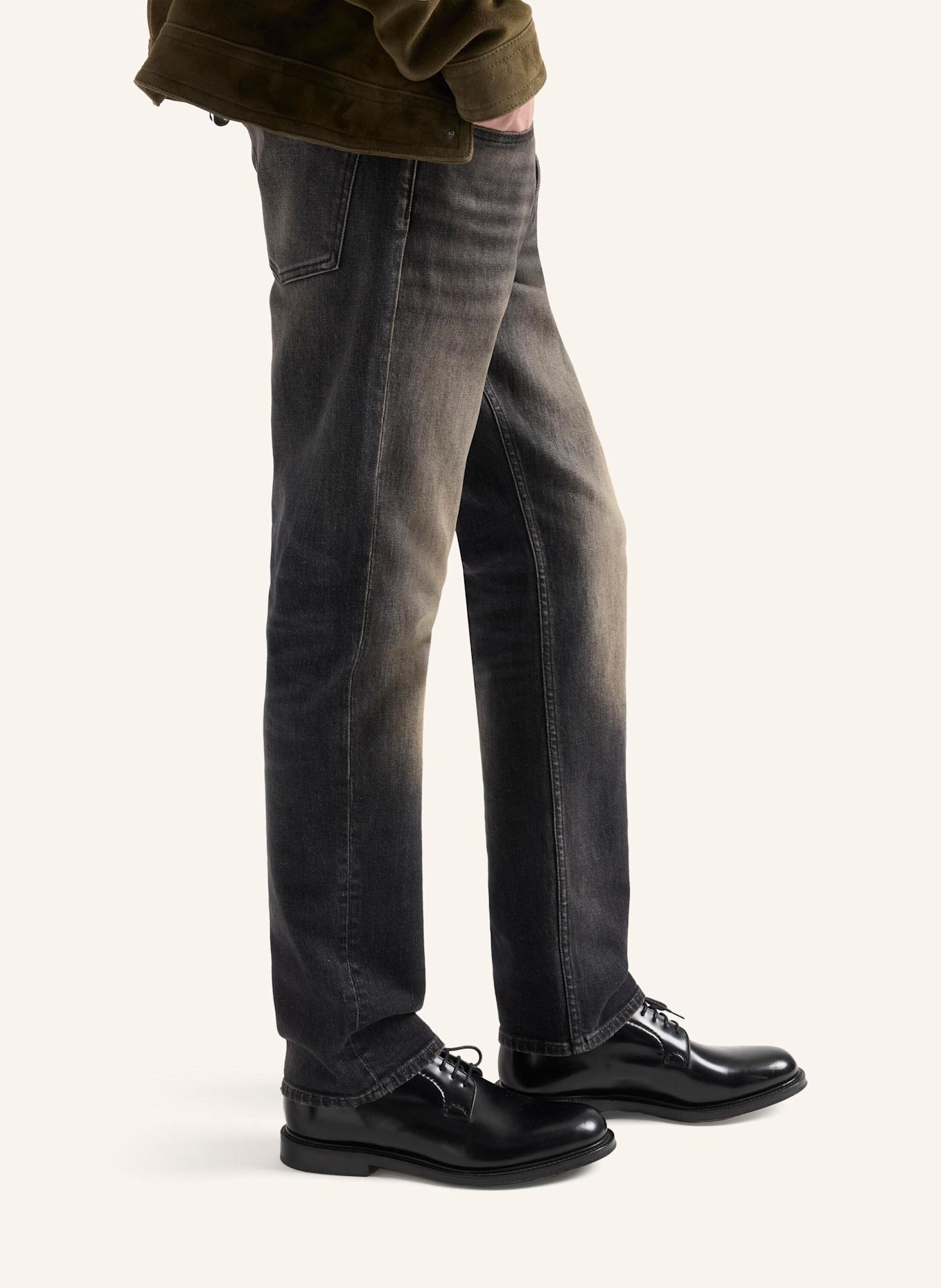 7 for all mankind Jeans THE STRAIGHT 32" Straight fit: SCHWARZ