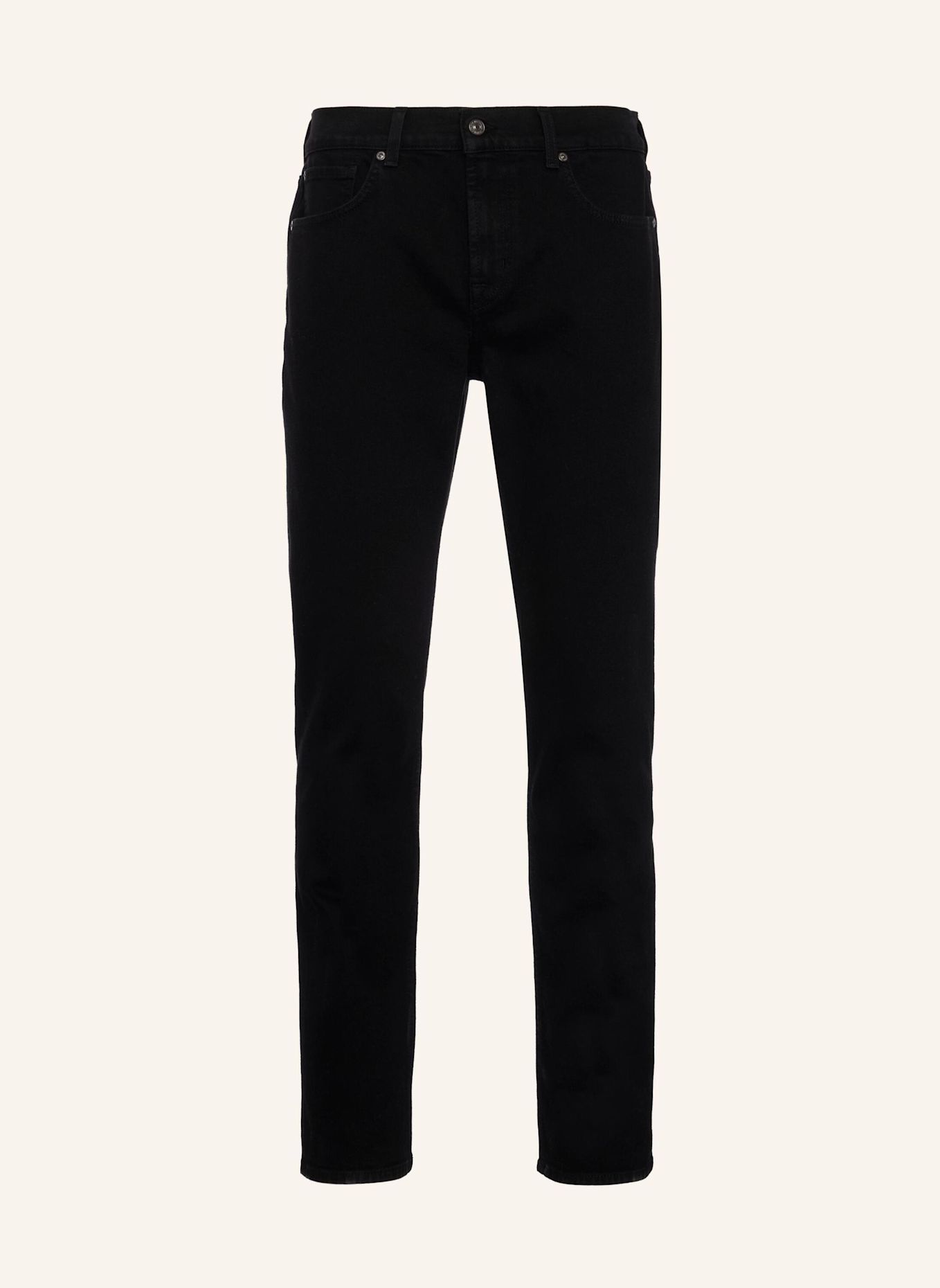 7 for all mankind Jeans THE STRAIGHT 32" Straight fit: SCHWARZ