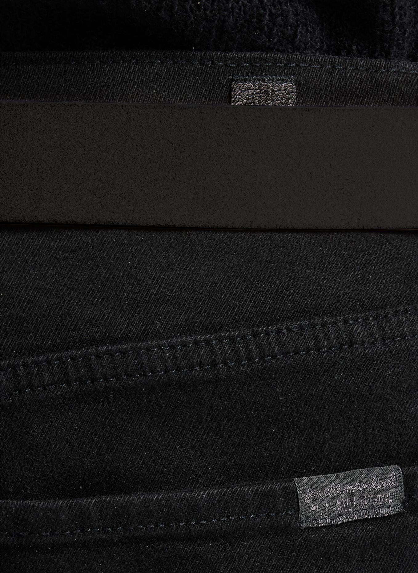 7 for all mankind Jeans THE STRAIGHT 32" Straight fit: SCHWARZ