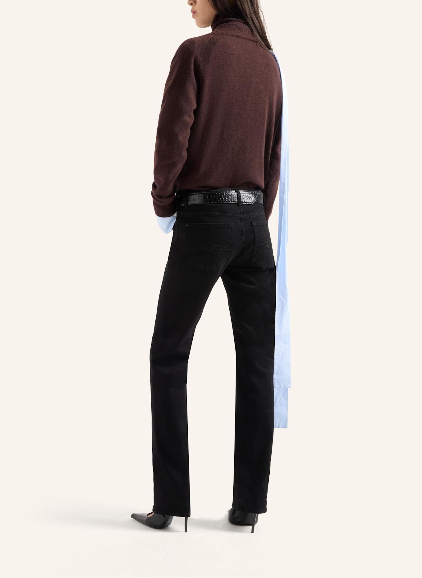 7 for all mankind Jeans THE SLIM Slim fit: SCHWARZ