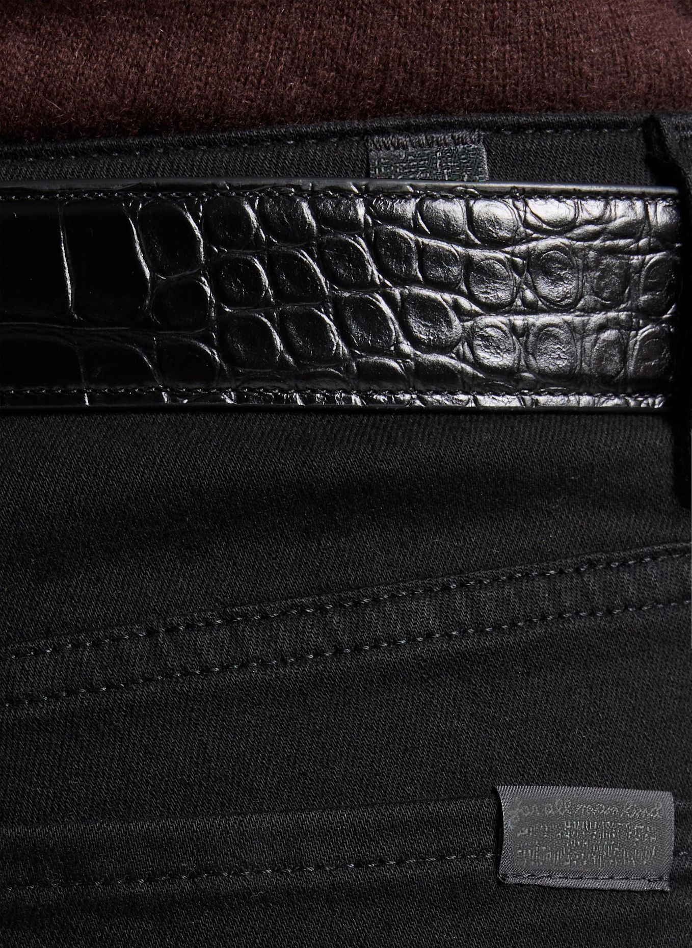 7 for all mankind Jeans THE SLIM Slim fit: SCHWARZ