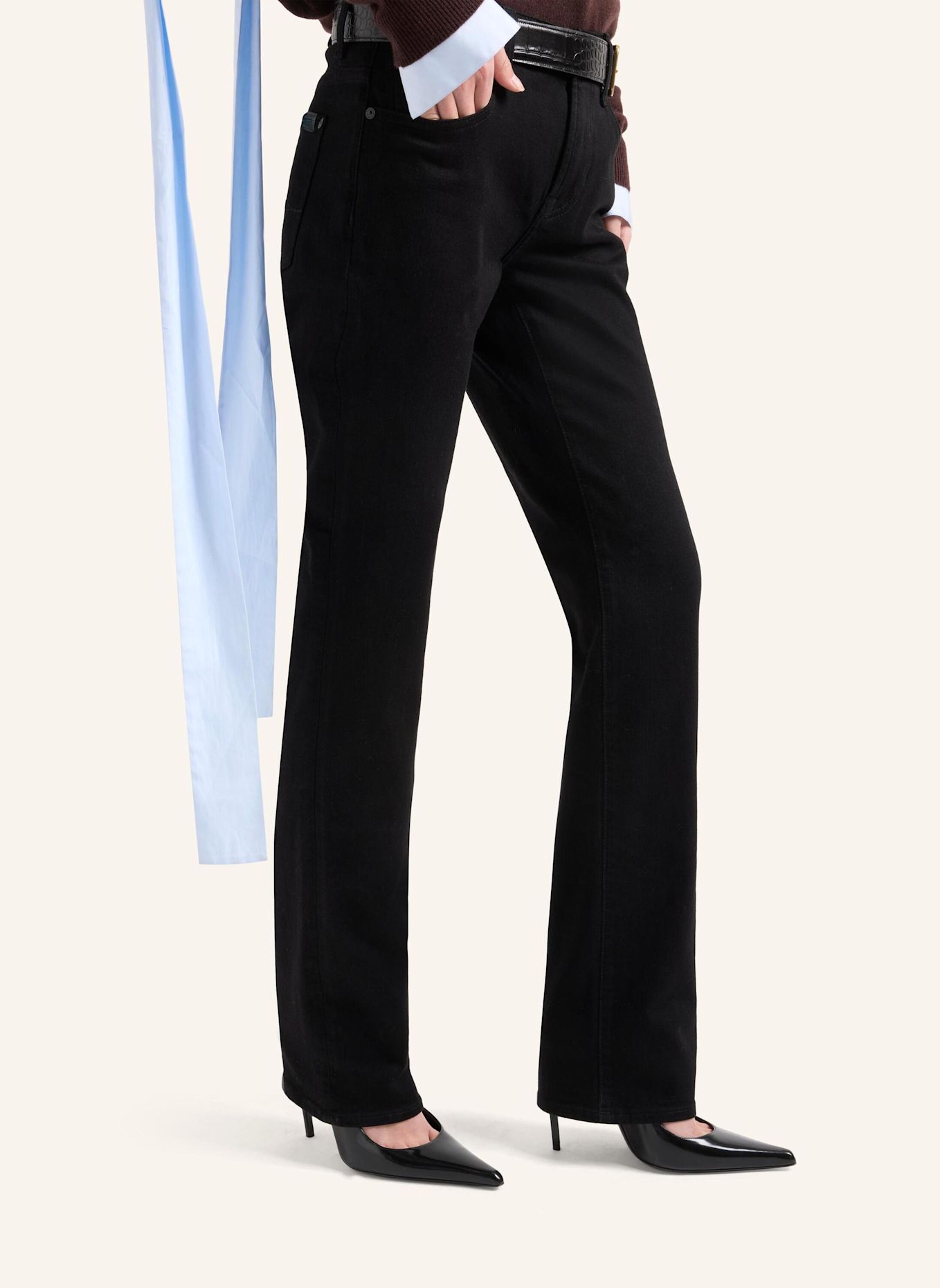 7 for all mankind Jeans THE SLIM Slim fit: SCHWARZ