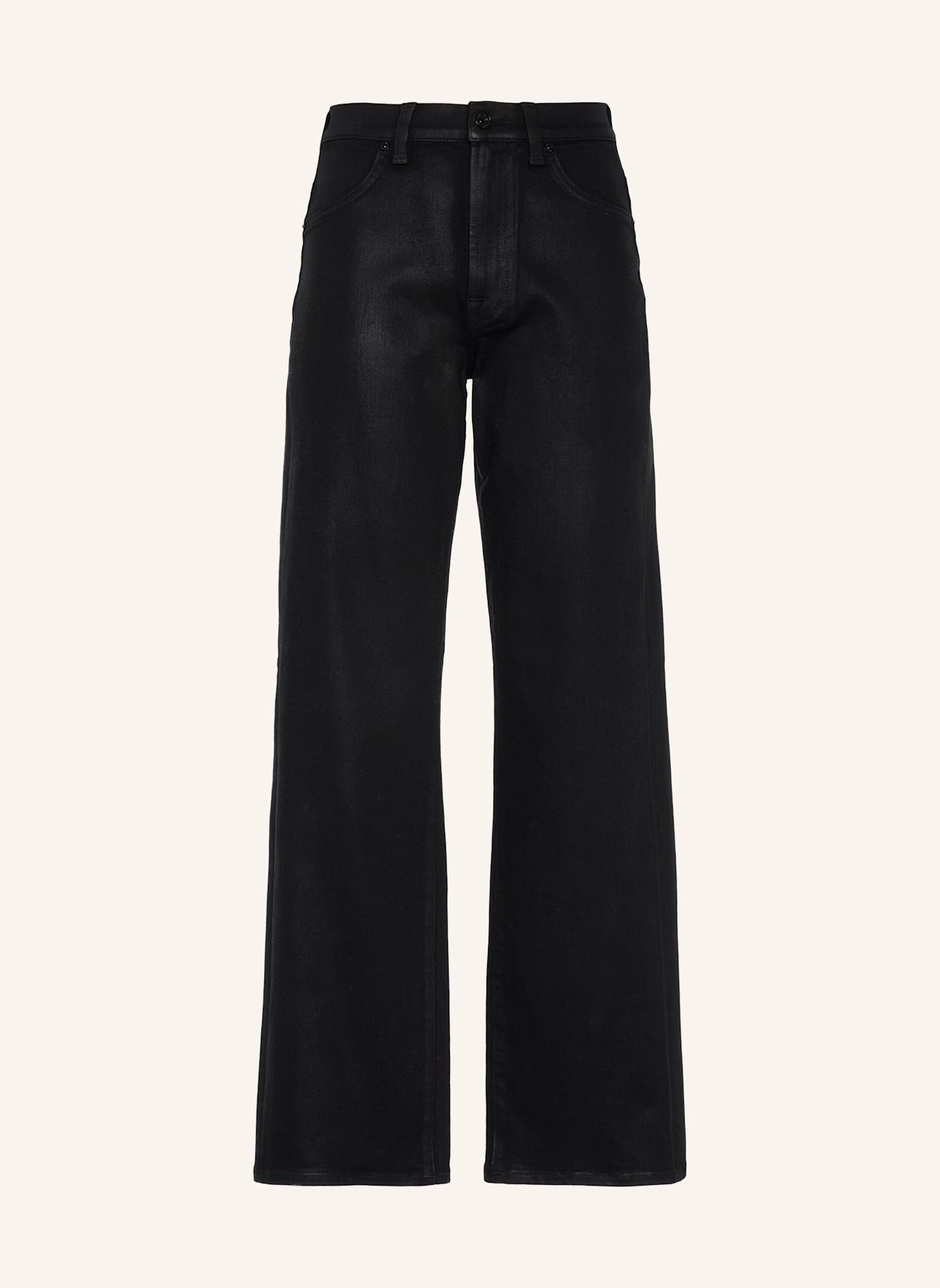 7 for all mankind Jeans STOVEPIPE STRAIGHT Straight fit: SCHWARZ