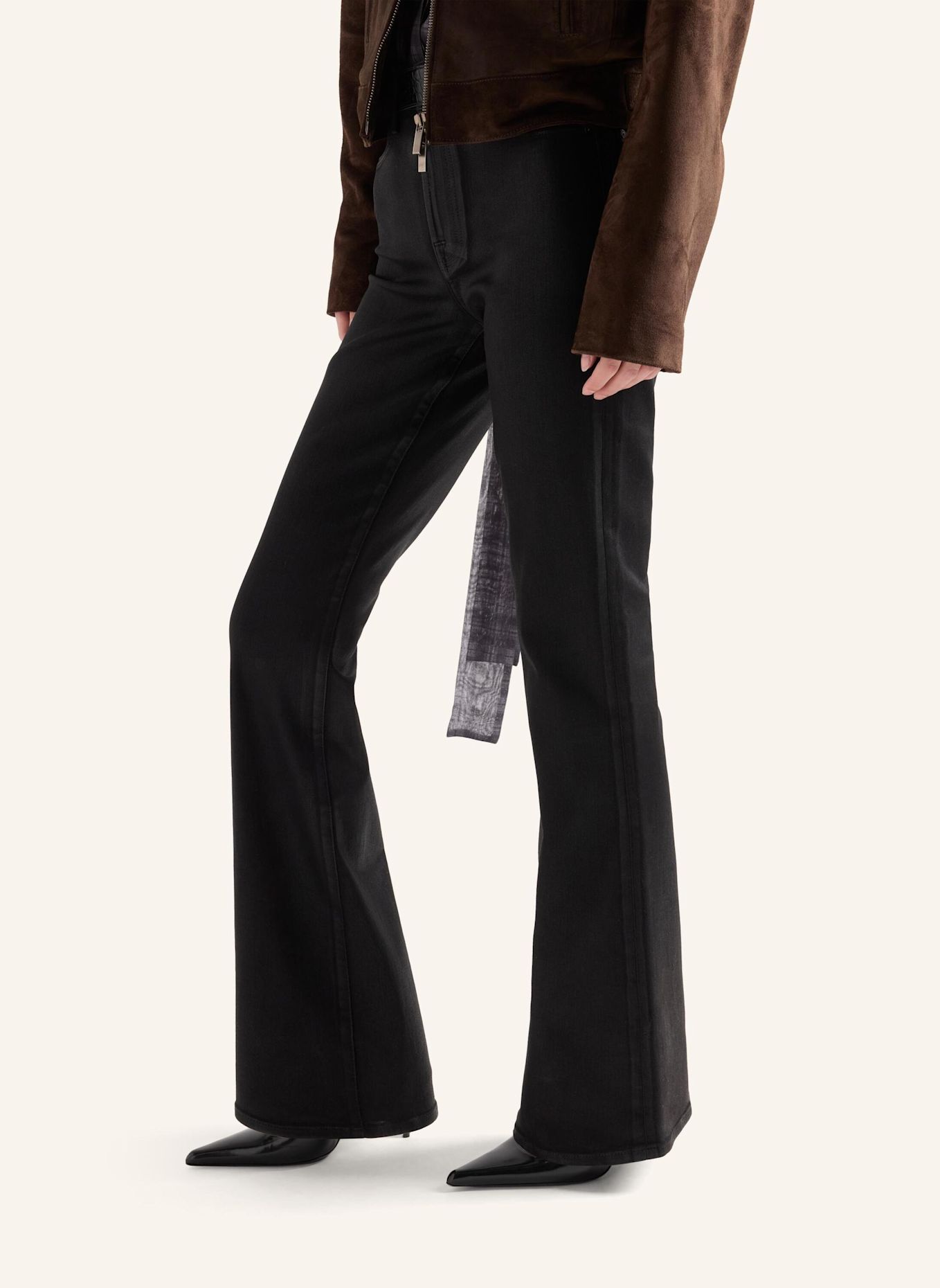 7 for all mankind Jeans THE LEGGY BOOTCUT Bootcut fit: SCHWARZ