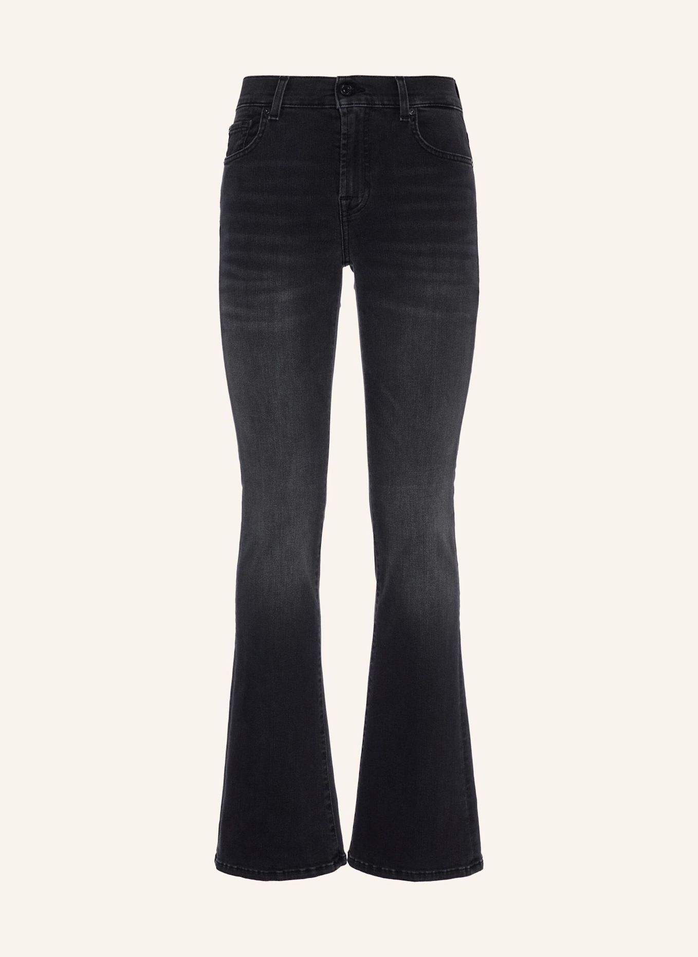 7 for all mankind Jeans BOOTCUT TAILORLESS Bootcut fit: SCHWARZ