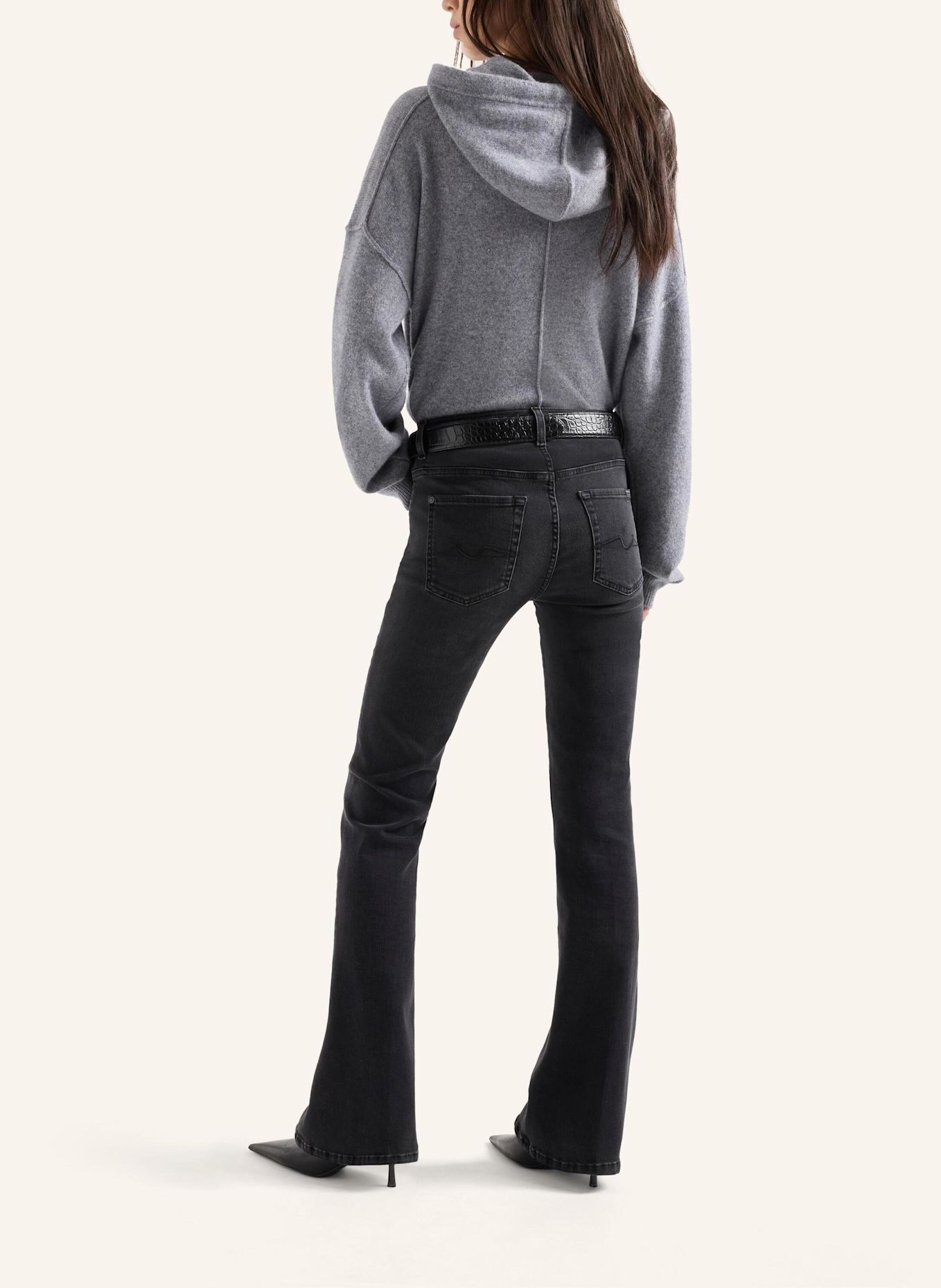 7 for all mankind Jeans BOOTCUT TAILORLESS Bootcut fit: SCHWARZ