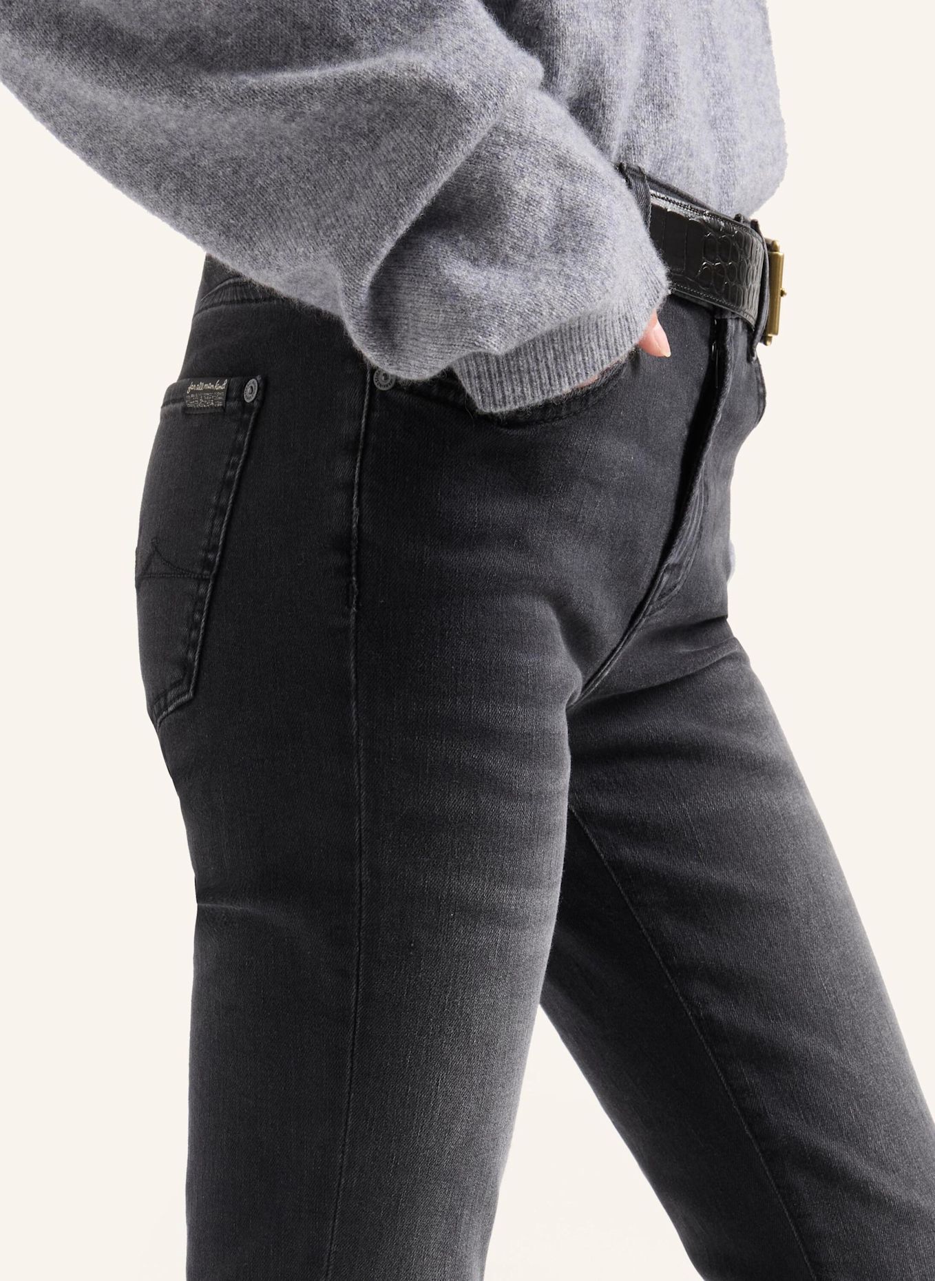 7 for all mankind Jeans BOOTCUT TAILORLESS Bootcut fit: SCHWARZ