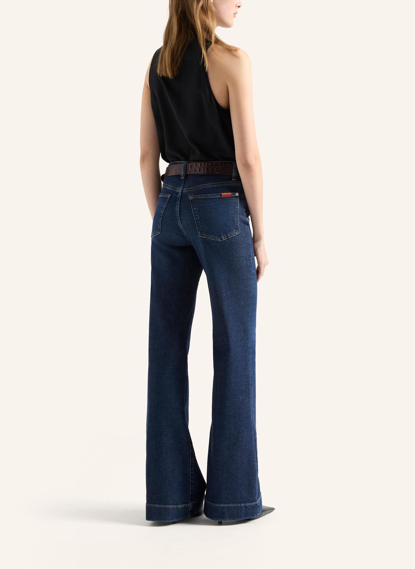 7 for all mankind Jeans MODERN DOJO PETITE Flare fit: BLAU