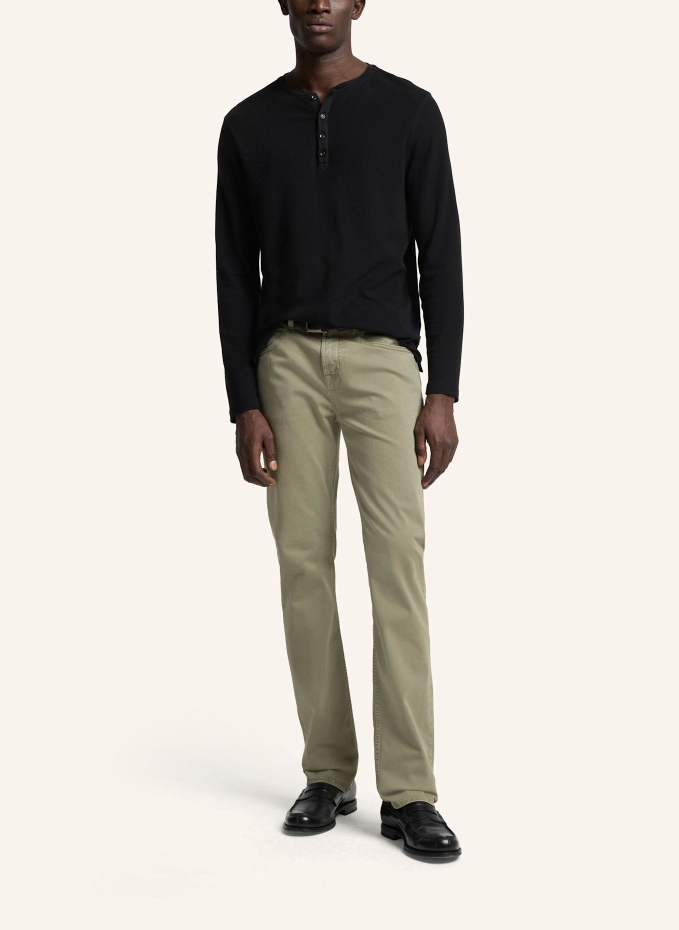 7 for all mankind Broeken THE STRAIGHT Straight fit: GROEN