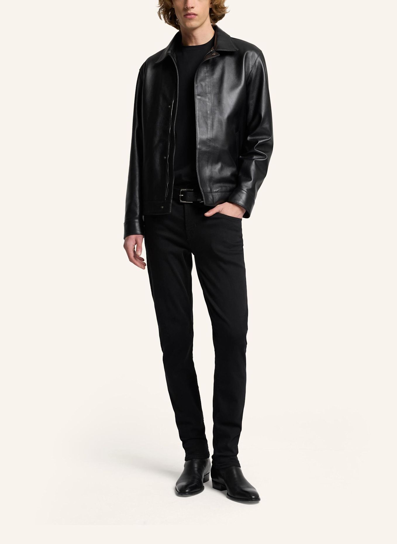 7 for all mankind Jeans SLIMMY TAPERED Skinny fit: Black Black