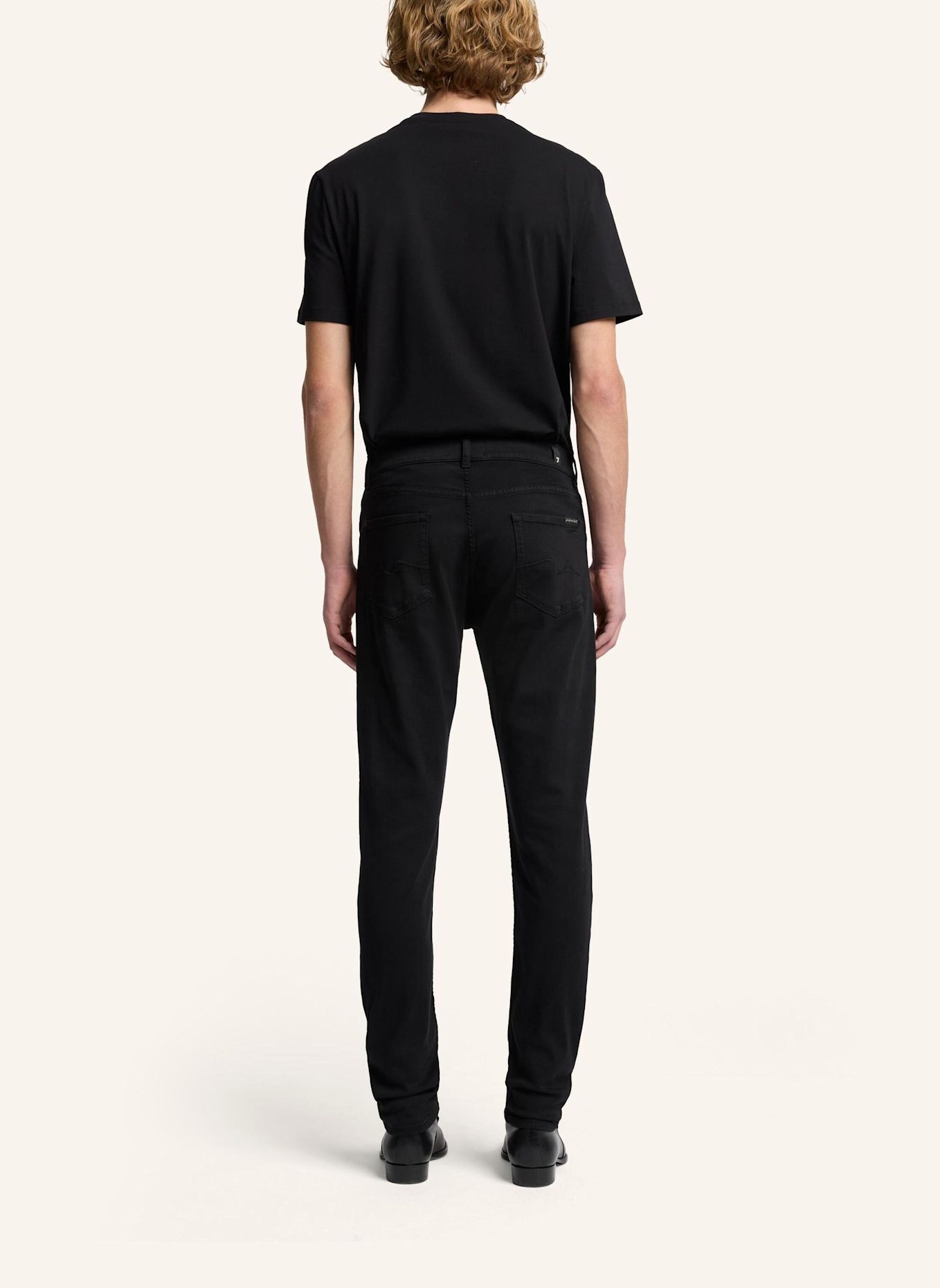 7 for all mankind Jeans SLIMMY TAPERED Skinny fit: Black Black