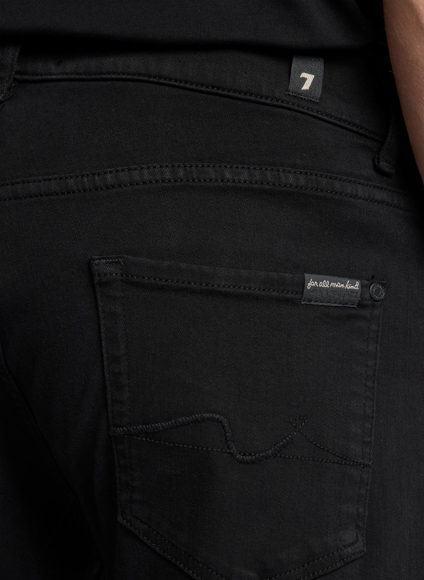 7 for all mankind Jeans SLIMMY TAPERED Skinny fit: Black Black