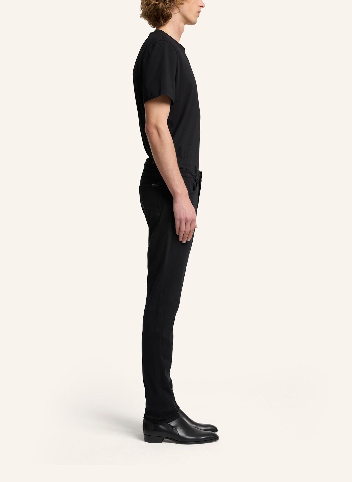 7 for all mankind Jeans SLIMMY TAPERED Skinny fit: Black Black