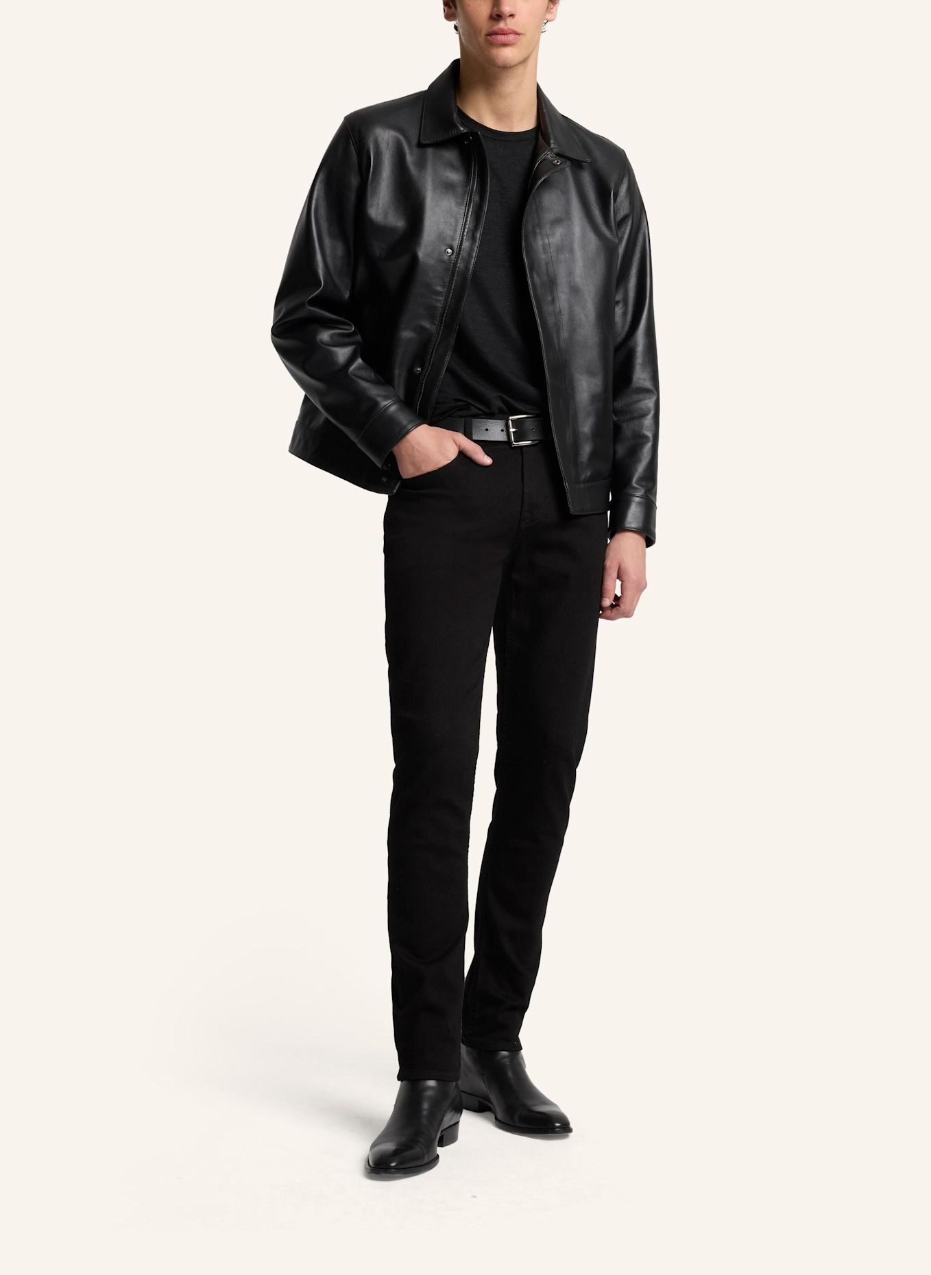 7 for all mankind Jeans SLIMMY TAPERED Skinny fit: Black Black