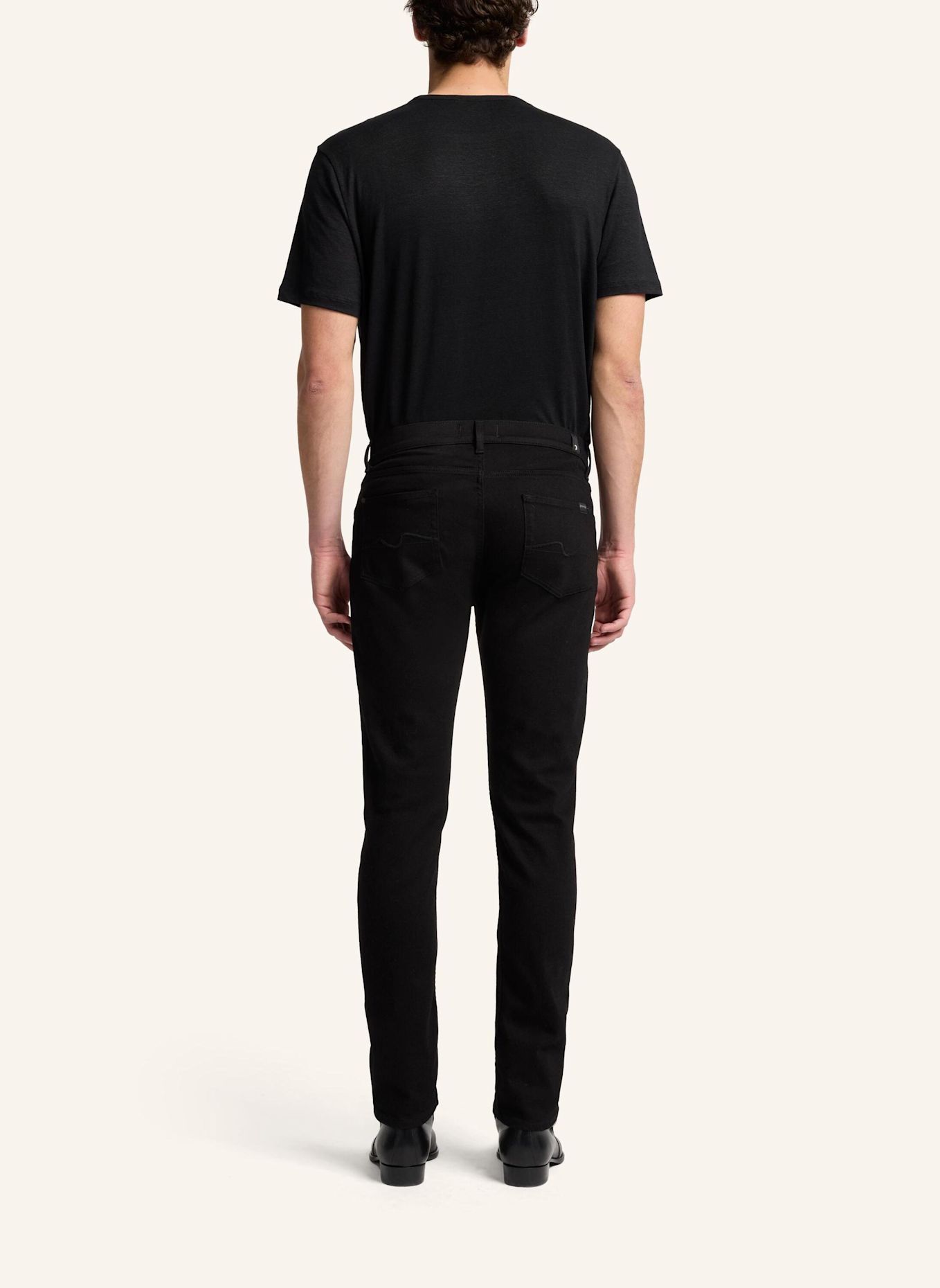 7 for all mankind Jeans SLIMMY TAPERED Skinny fit: Black Black