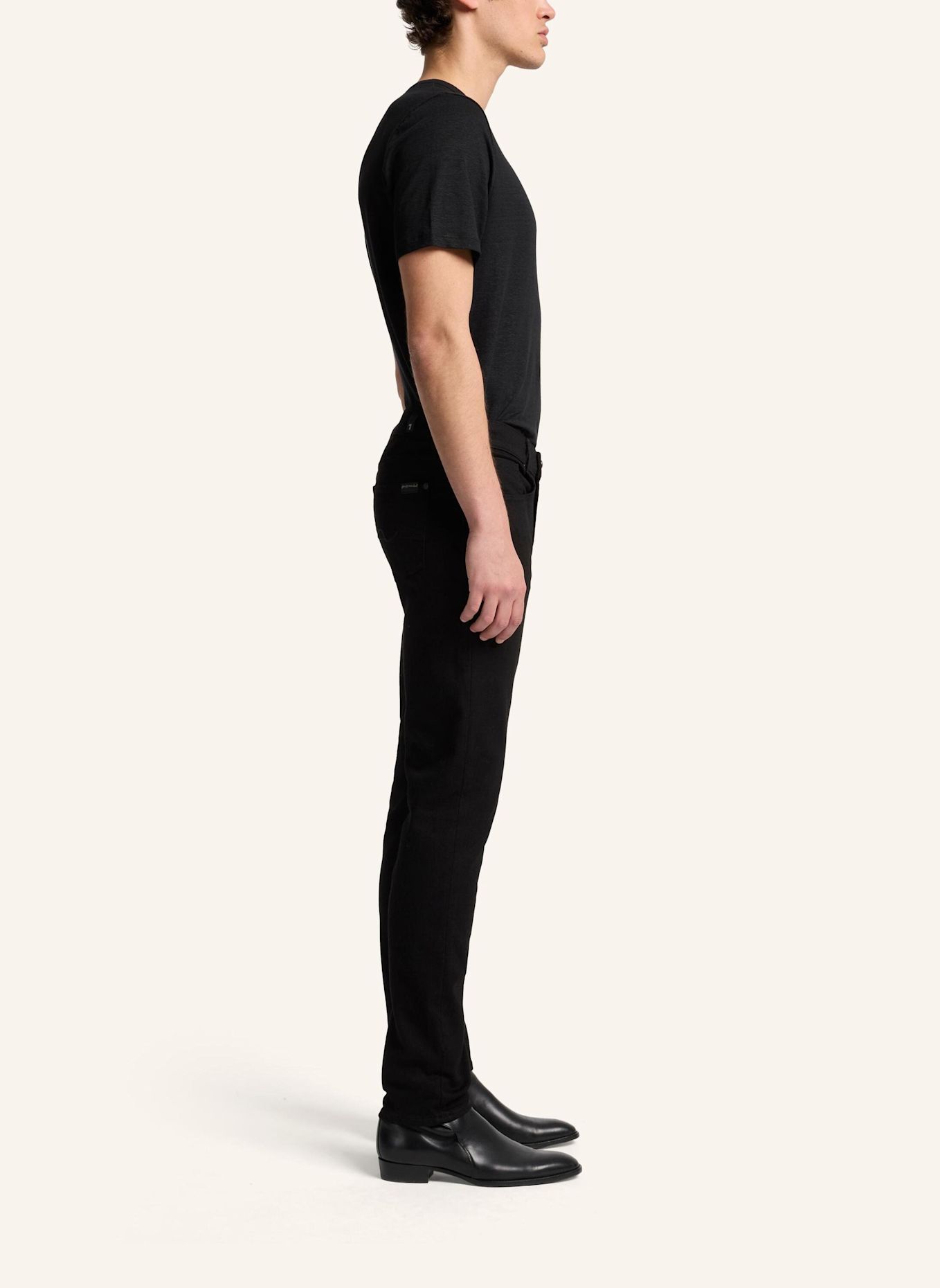 7 for all mankind Jeans SLIMMY TAPERED Skinny fit: Black Black
