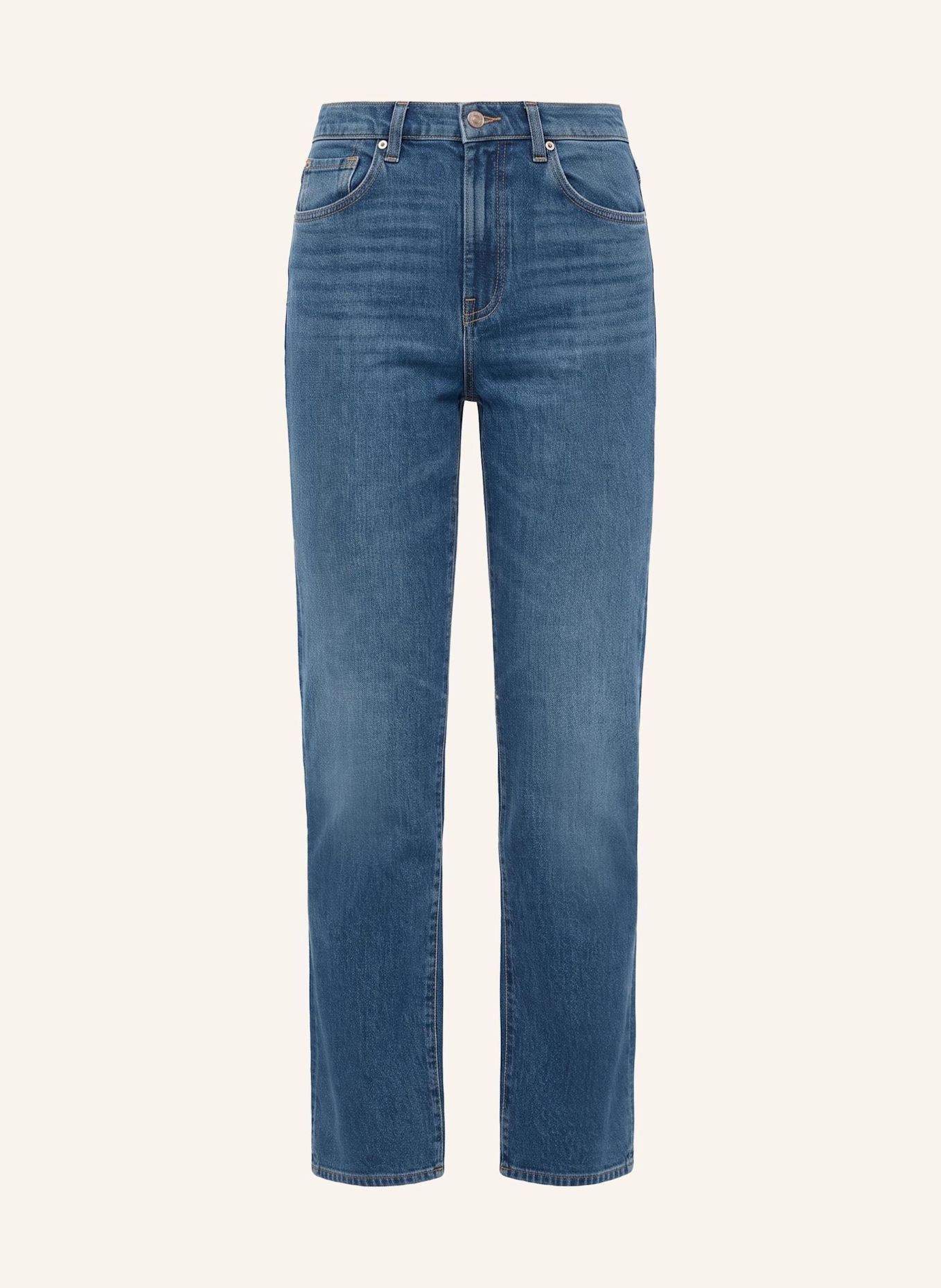 7 for all mankind Straight jeans TESS TROUSER: Mid Blue
