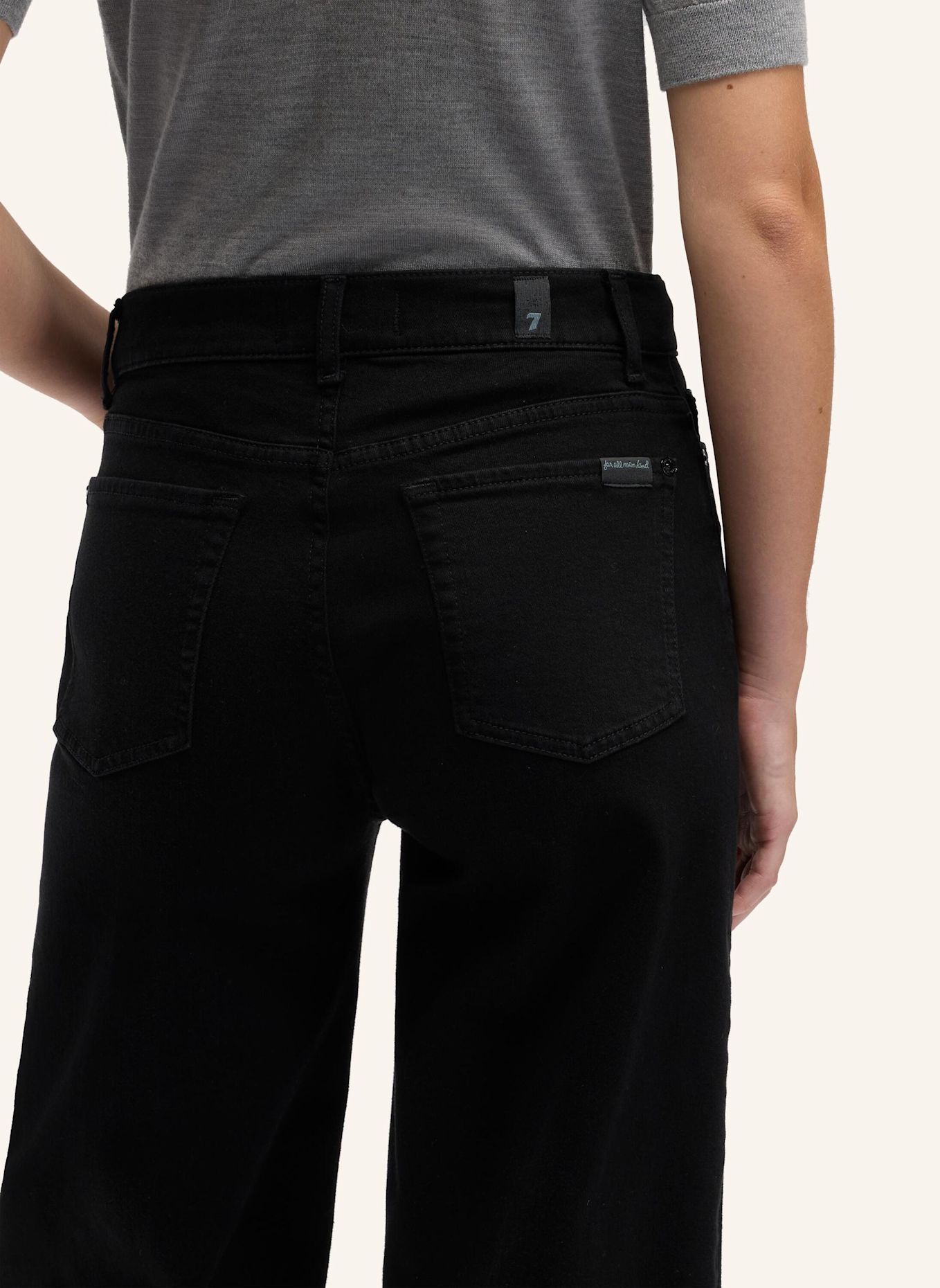 7 for all mankind Jeans LOTTA Wide fit: Black Black