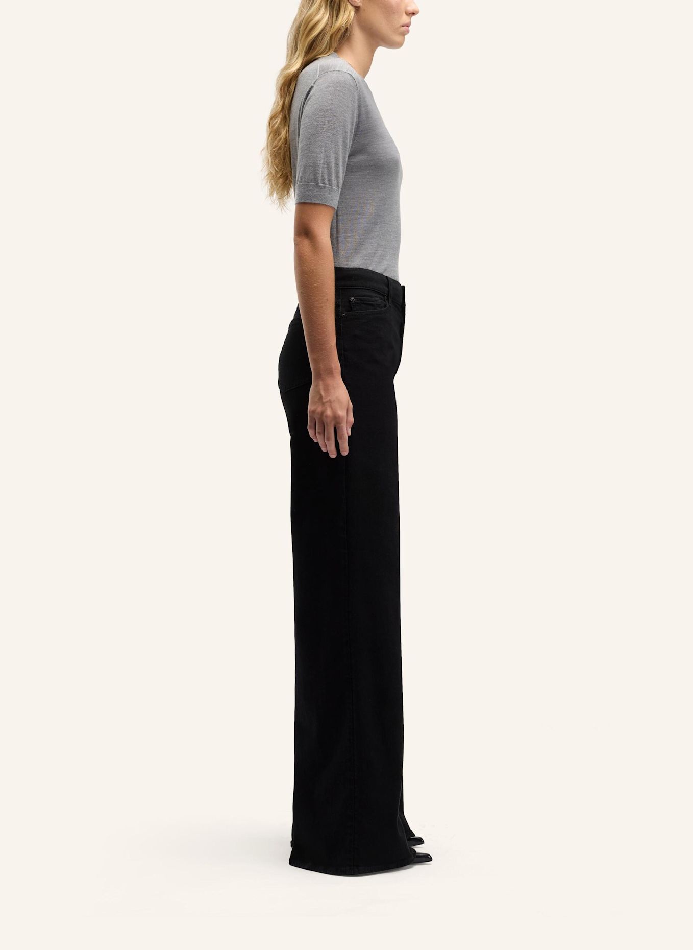 7 for all mankind Jeans LOTTA Wide fit: Black Black