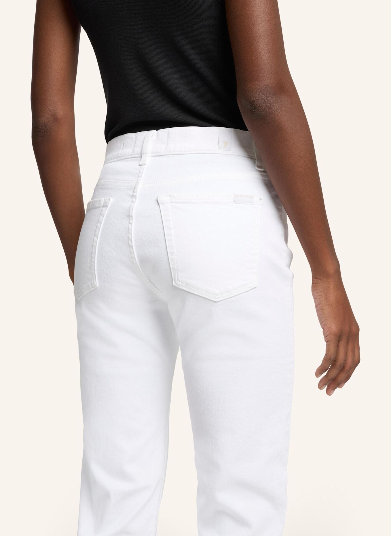 7 for all mankind Jeans CAPRI Skinny fit: WEISS