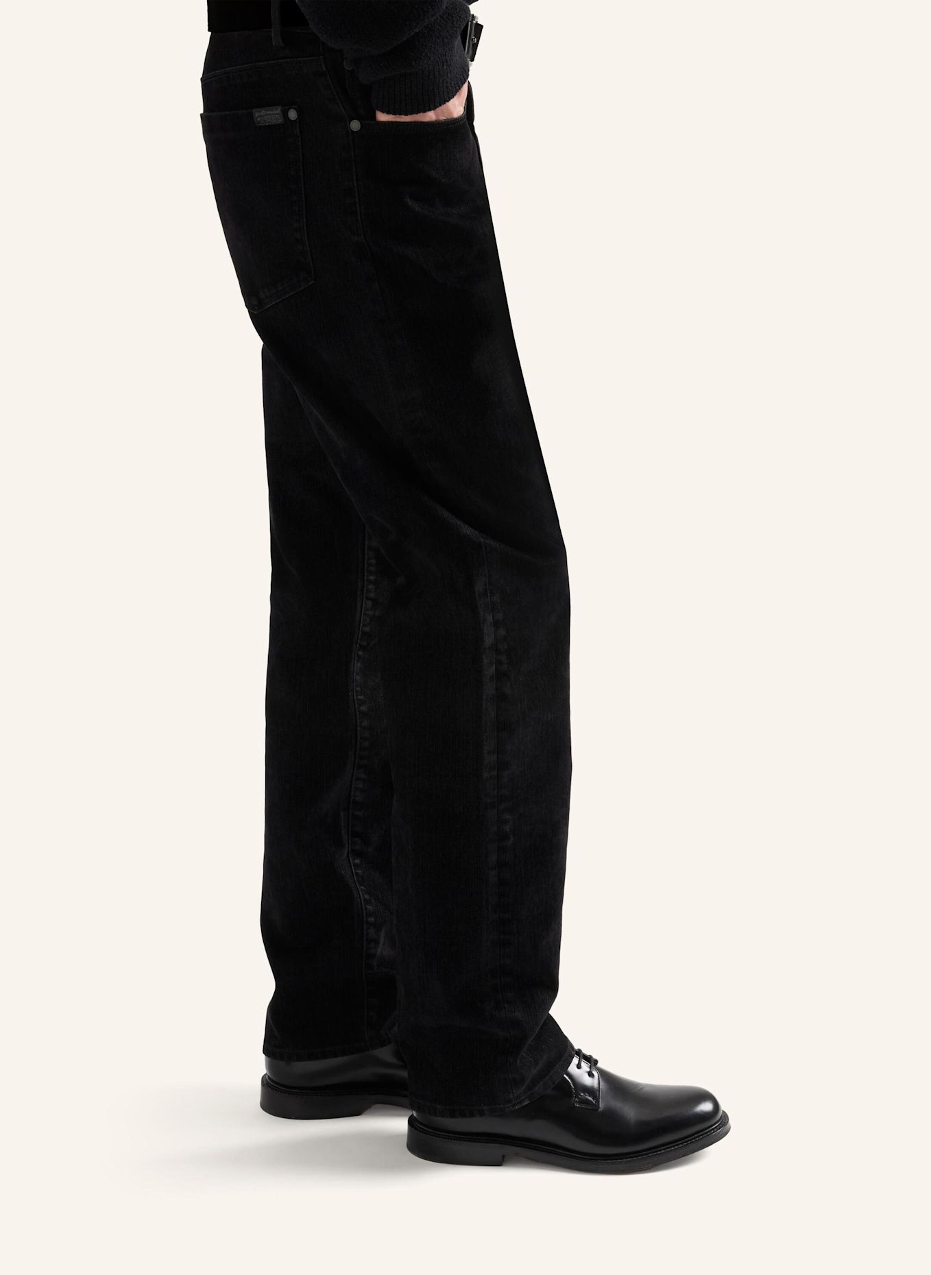 7 for all mankind Jeans MODERN STRAIGHT Straight fit: SCHWARZ