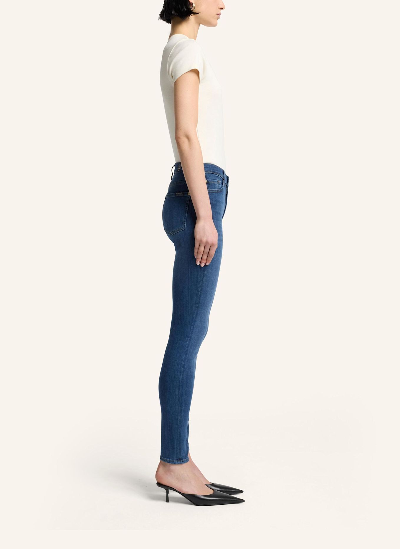 7 for all mankind Skinny jeans HW SKINNY: Mid Blue