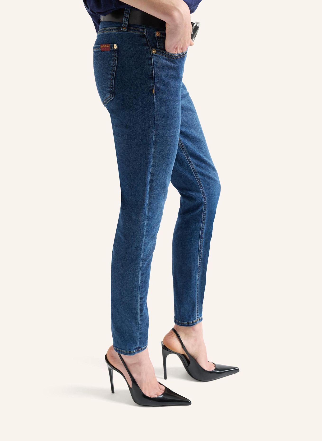 7 for all mankind Skinny jeans THE ANKLE SKINNY: Mid Blue