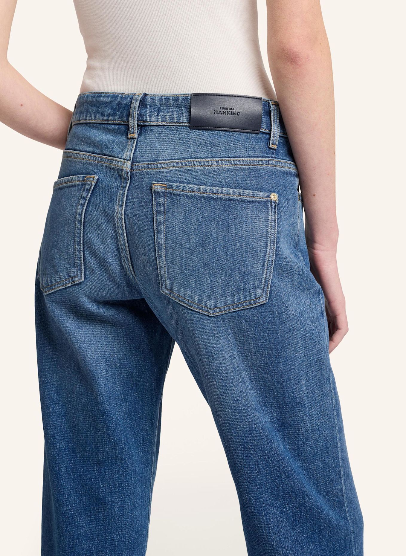 7 for all mankind Straight jeans CALIE STRAIGHT: Mid Blue