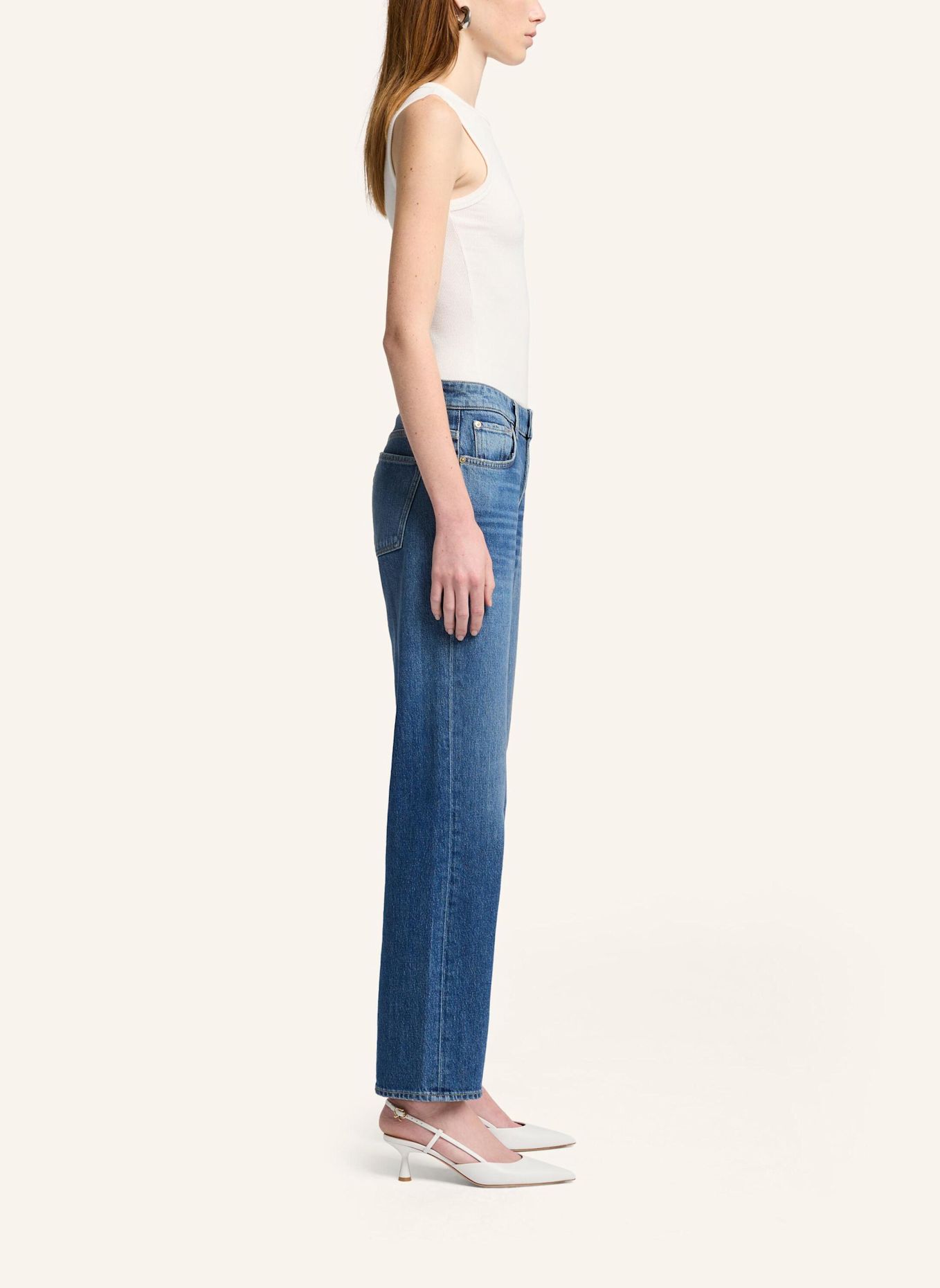 7 for all mankind Straight jeans CALIE STRAIGHT: Mid Blue