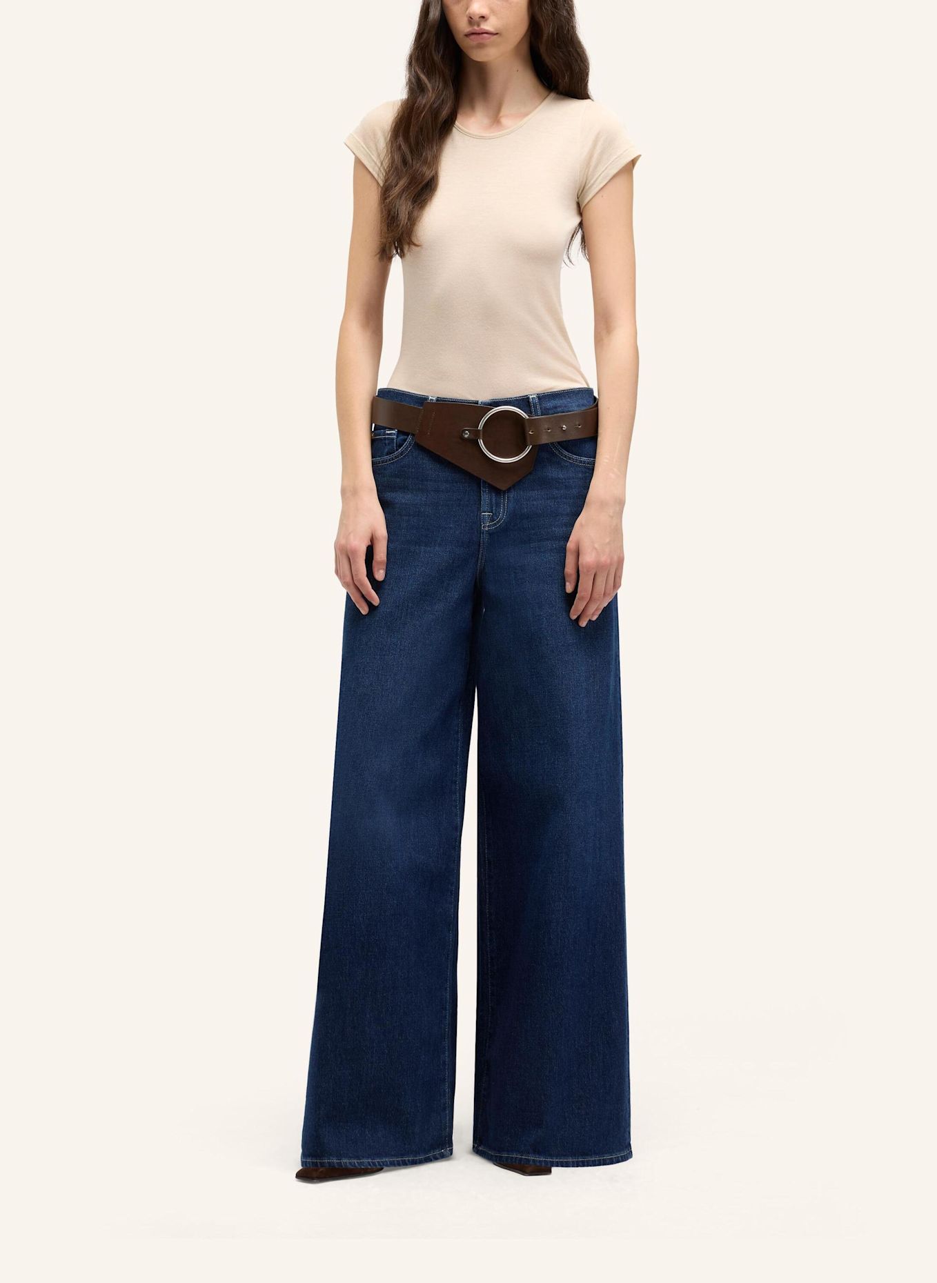 7 for all mankind Jeans MAIRE WIDE LEG Wide fit: Dark Blue