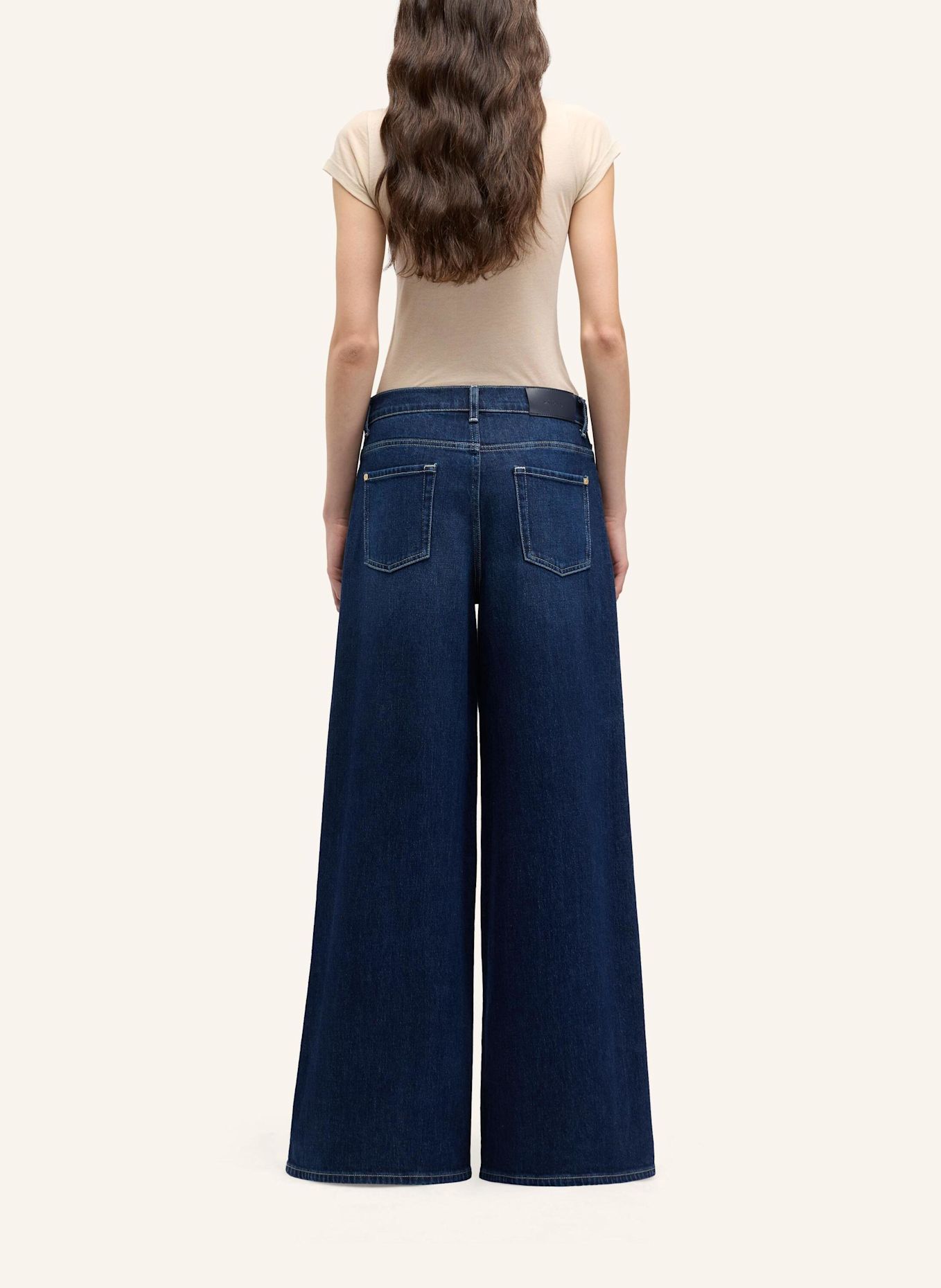 7 for all mankind Jeans MAIRE WIDE LEG Wide fit: Dark Blue