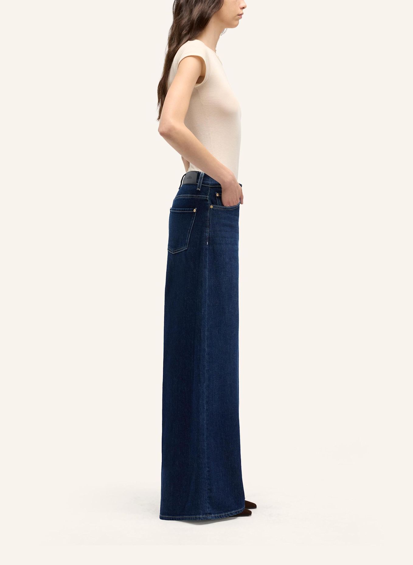 7 for all mankind Jeans MAIRE WIDE LEG Wide fit: Dark Blue