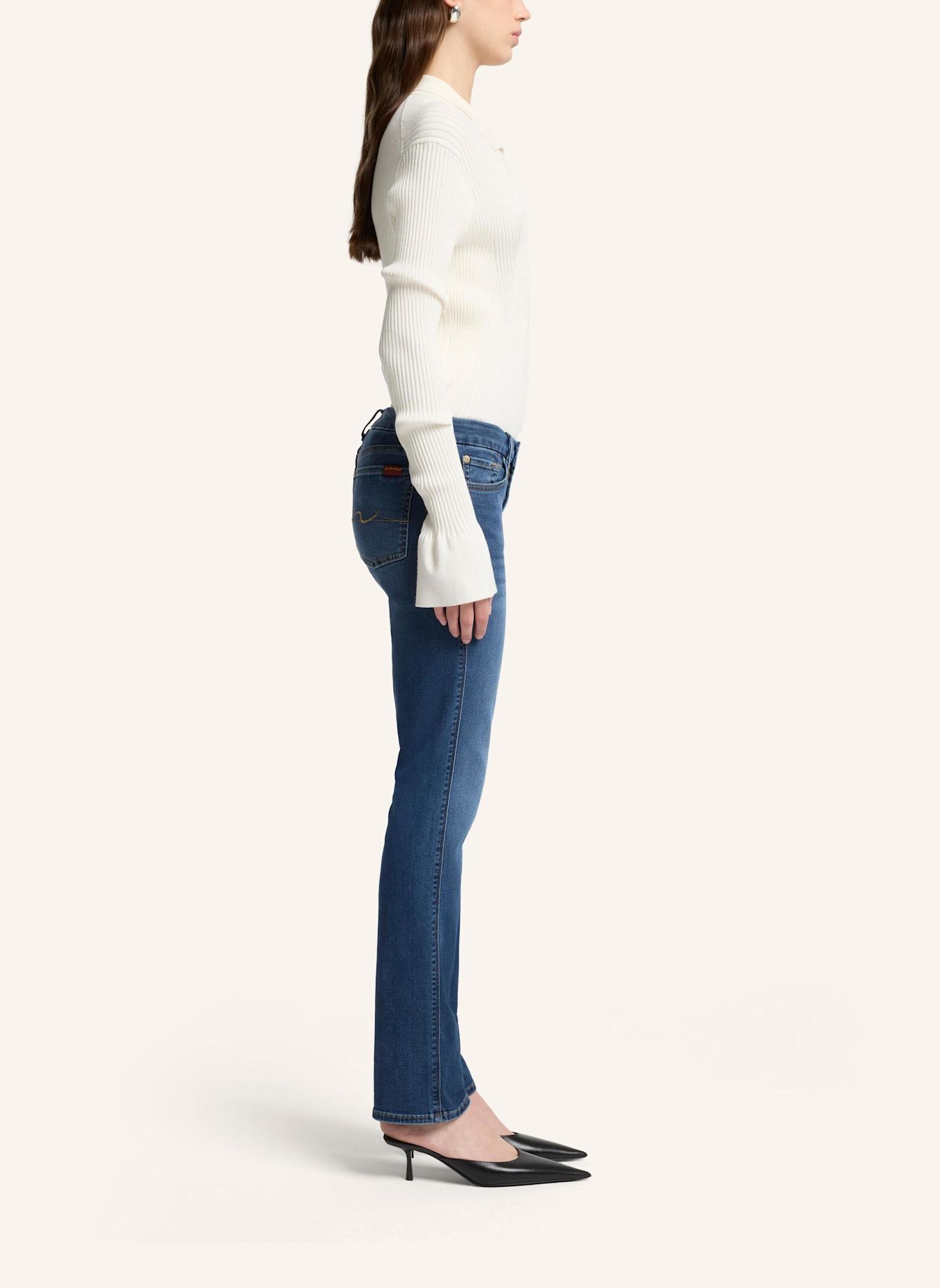 7 for all mankind Straight jeans KIMMIE STRAIGHT: Mid Blue