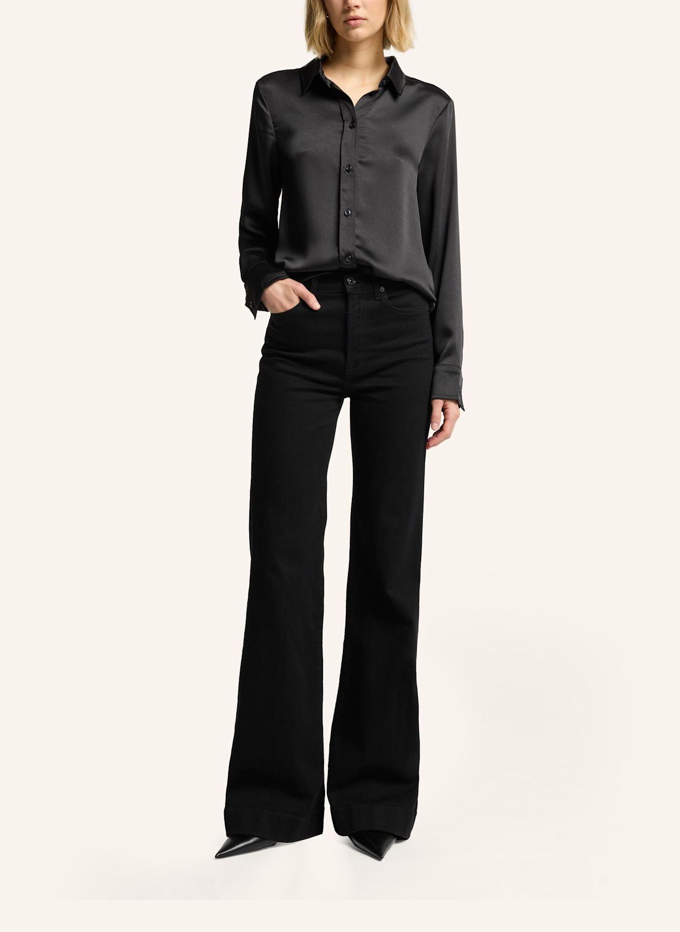 7 for all mankind Jeans MODERN DOJO Flare-fit: Black Black