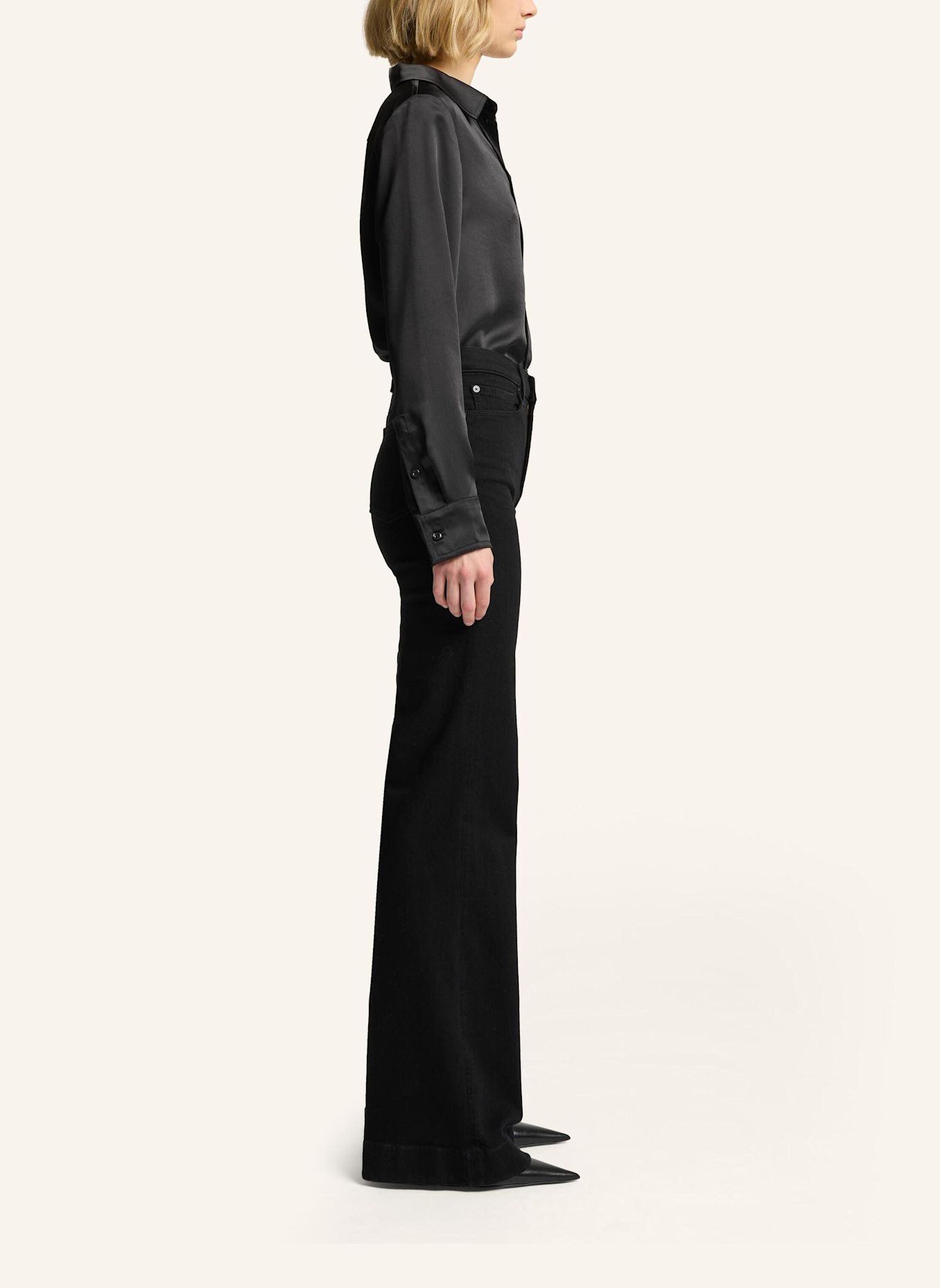 7 for all mankind Jeans MODERN DOJO Flare-fit: Black Black