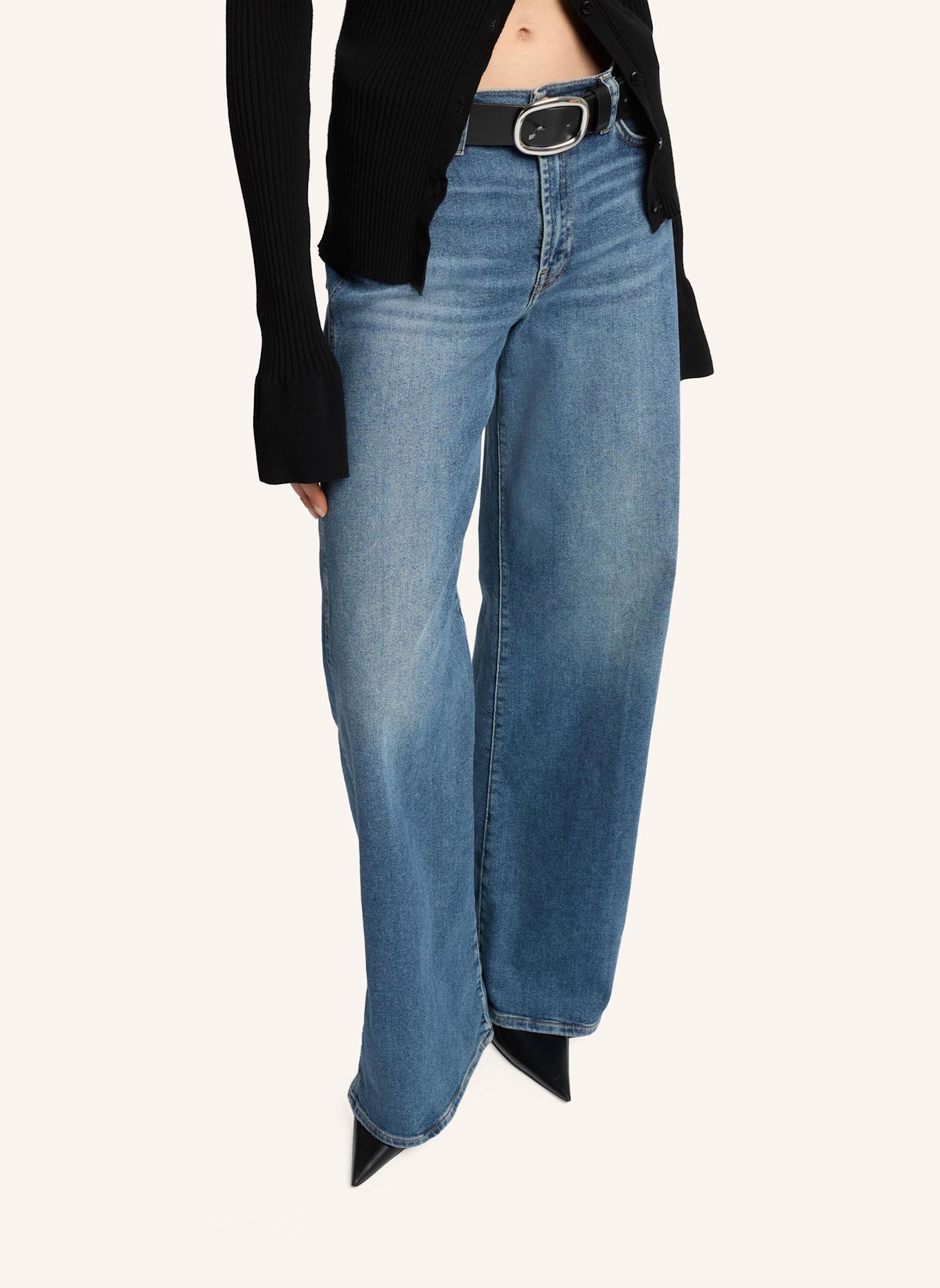 7 for all mankind Flared Jeans LOTTA: Mid Blue