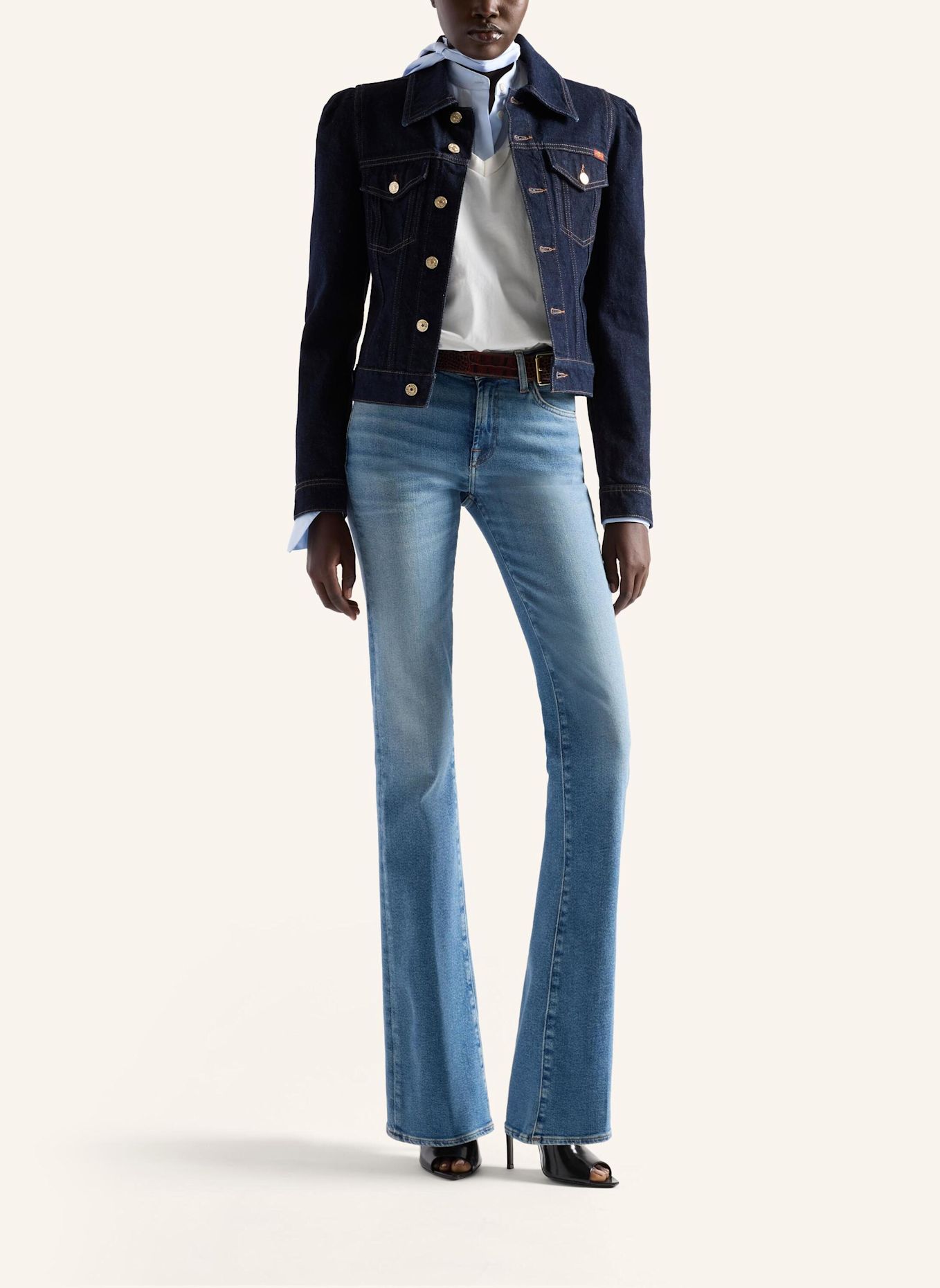 7 for all mankind Jeans BOOTCUT TAILORLESS Bootcut fit: BLAU
