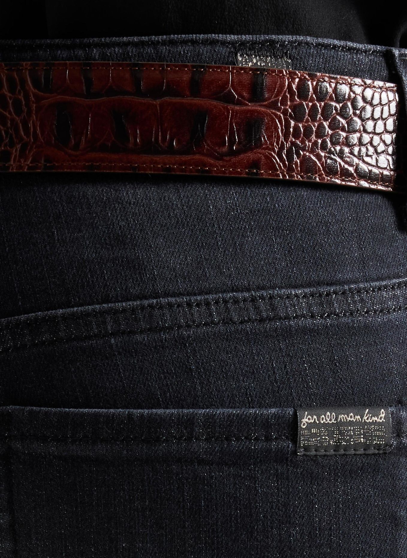 7 for all mankind Jeans THE SLIM Slim fit: ZWART