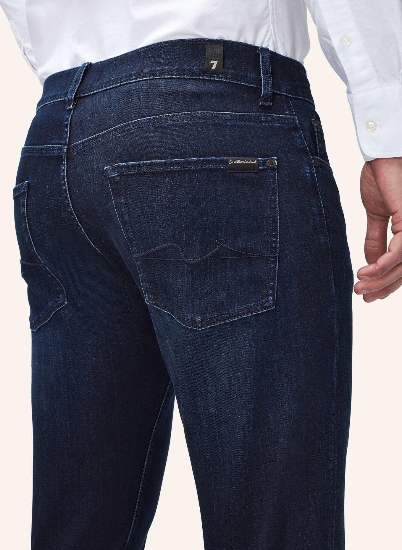 7 for all mankind Jeans STANDARD Straight Fit, Farbe: BLAU (Bild 6)