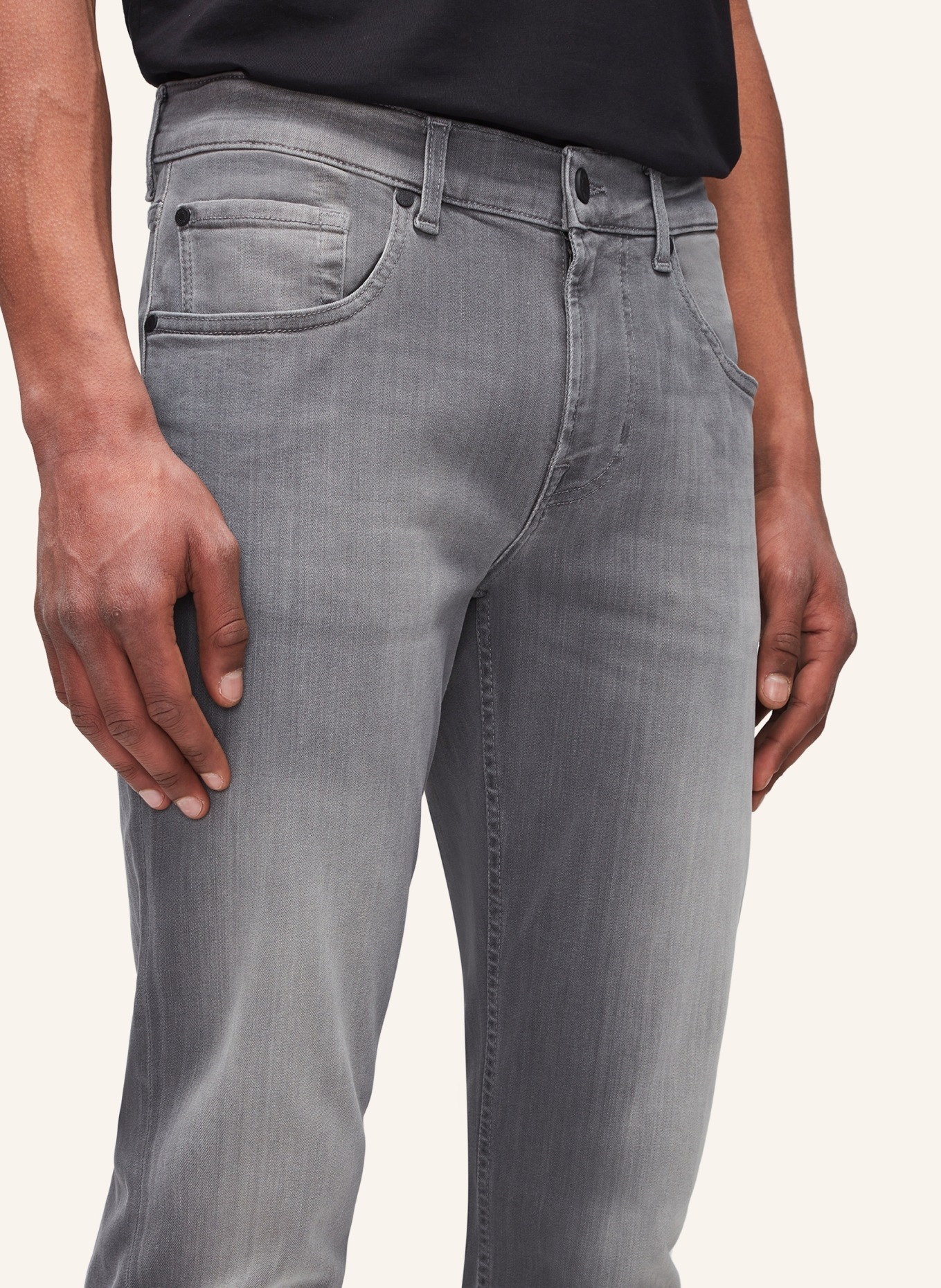 7 for all mankind Jeans SLIMMY TAPERED Slim Fit, Farbe: GRAU (Bild 4)