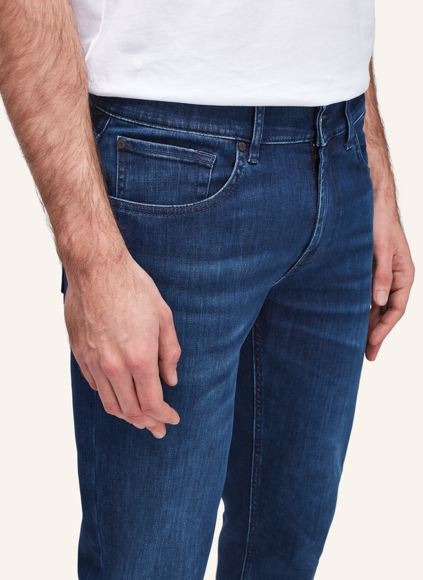 7 for all mankind Jeans SLIMMY TAPERED Slim Fit, Farbe: BLAU (Bild 4)